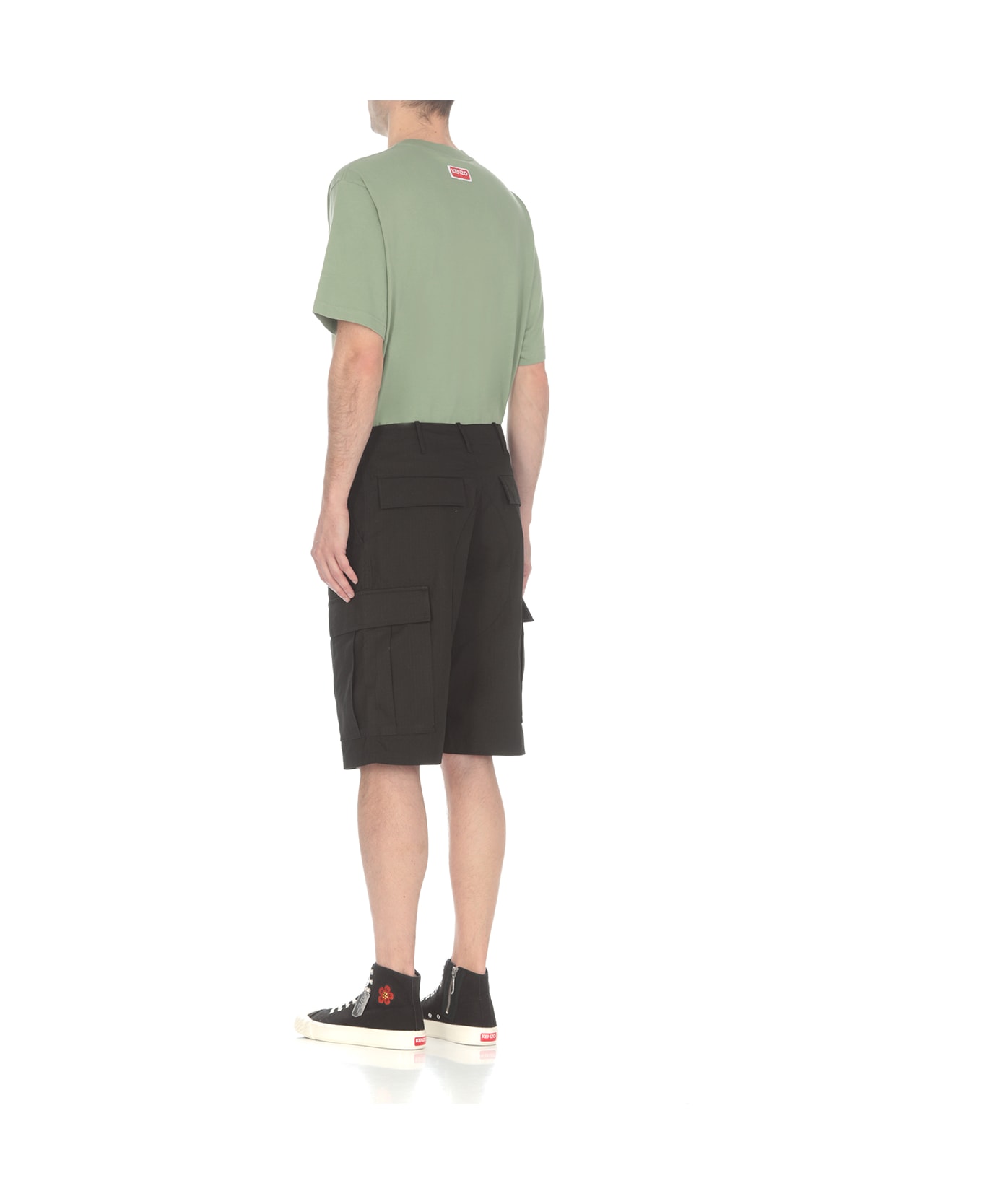 Kenzo Cargo Workwear Shorts - Black