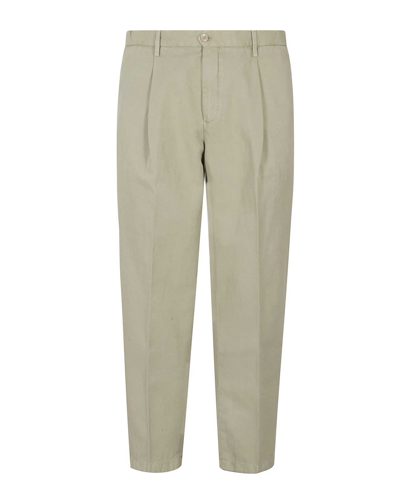 Briglia 1949 Pant 1pinces Lino - Salvia