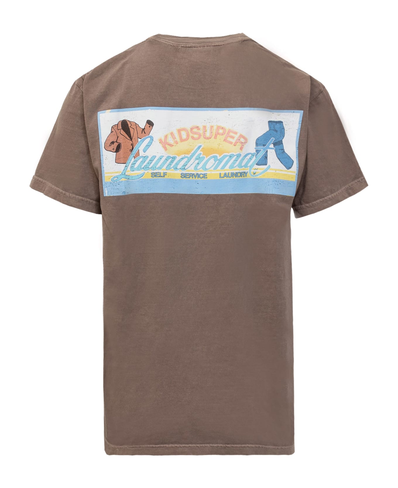 Kidsuper Laundromat T-shirt - BROWN
