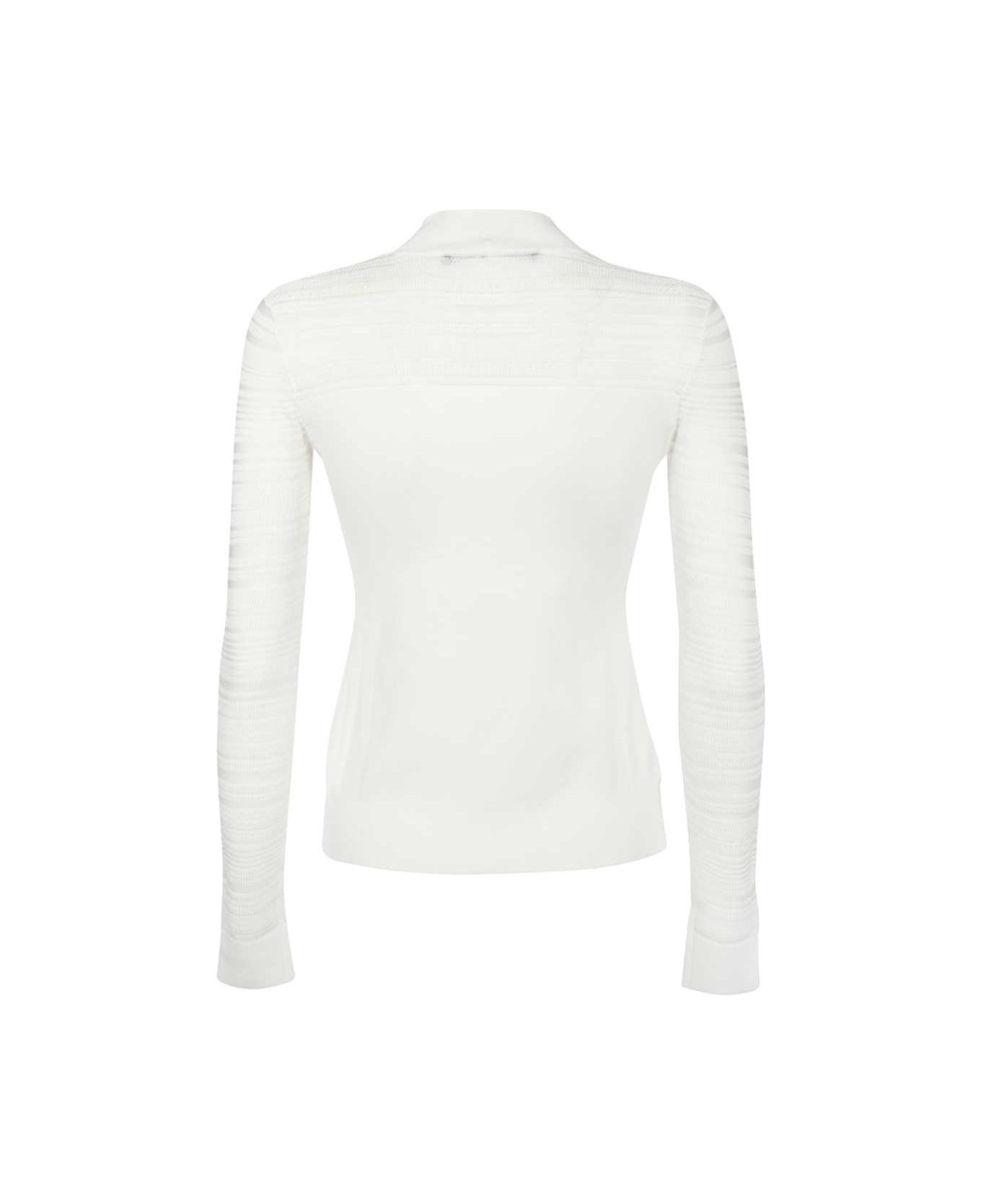 Karl Lagerfeld Turtleneck Sweater - White
