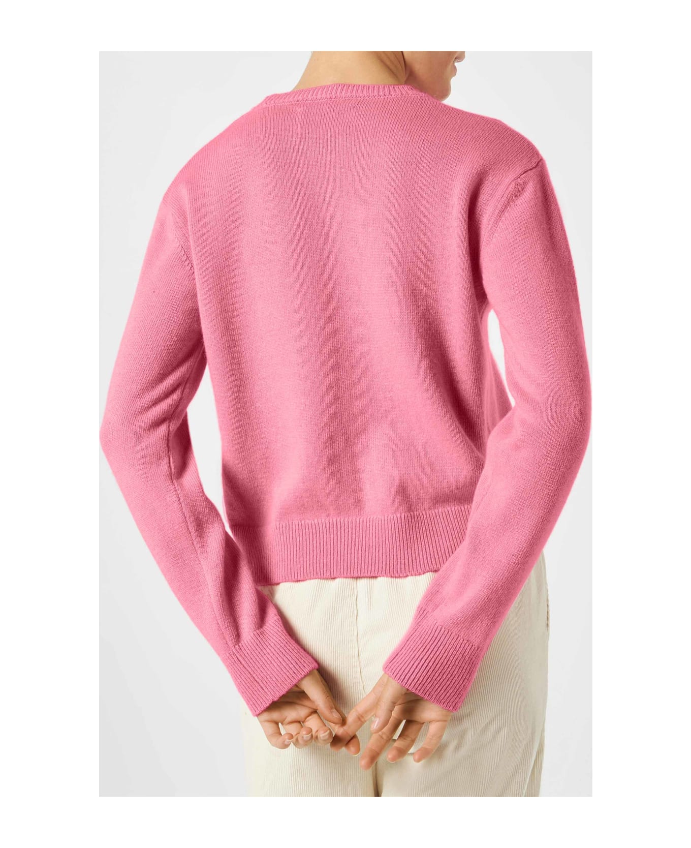 MC2 Saint Barth Woman Pink Cropped Sweater - PINK