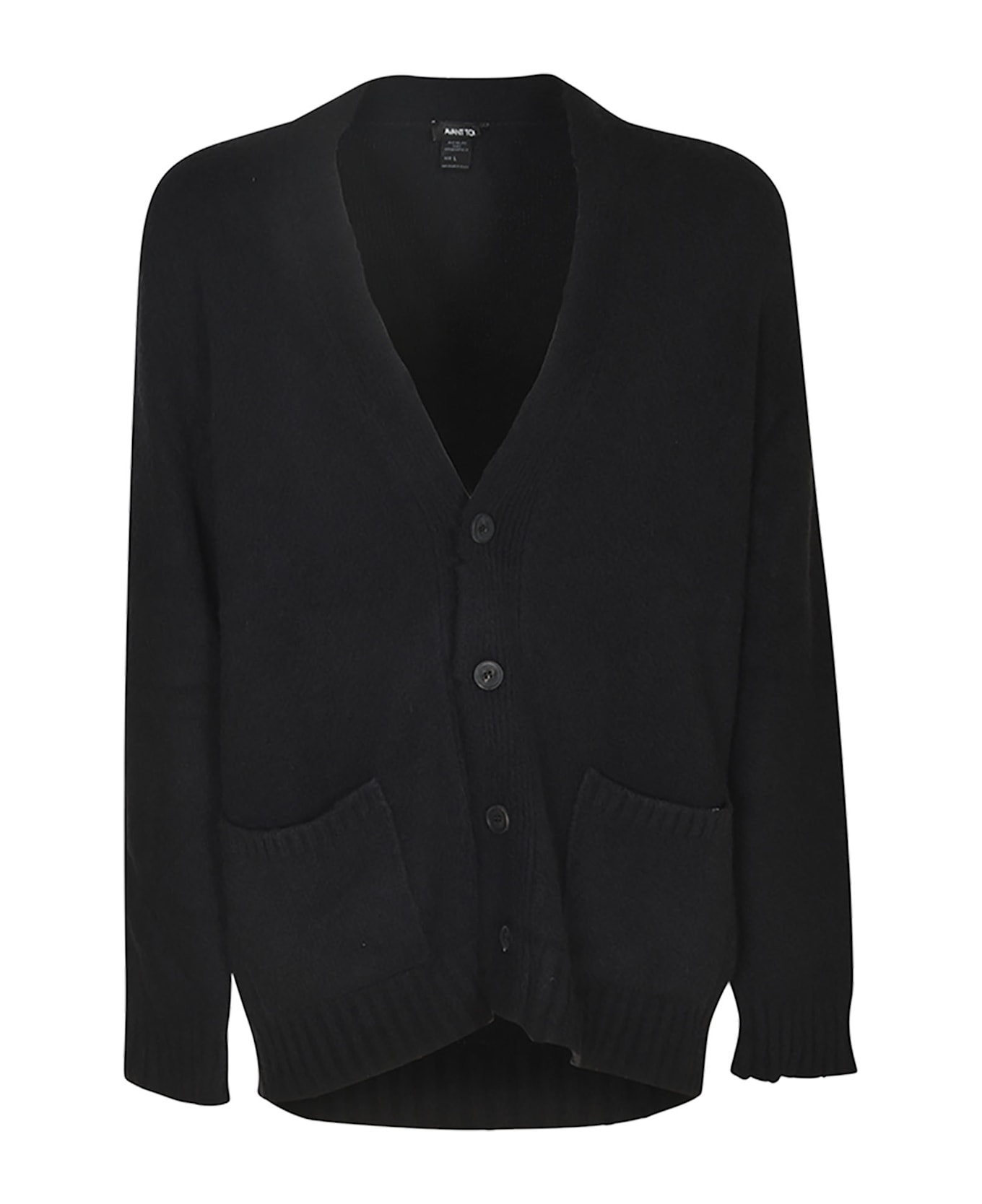 Avant Toi V-neck 3-buttoned Cardigan - Black