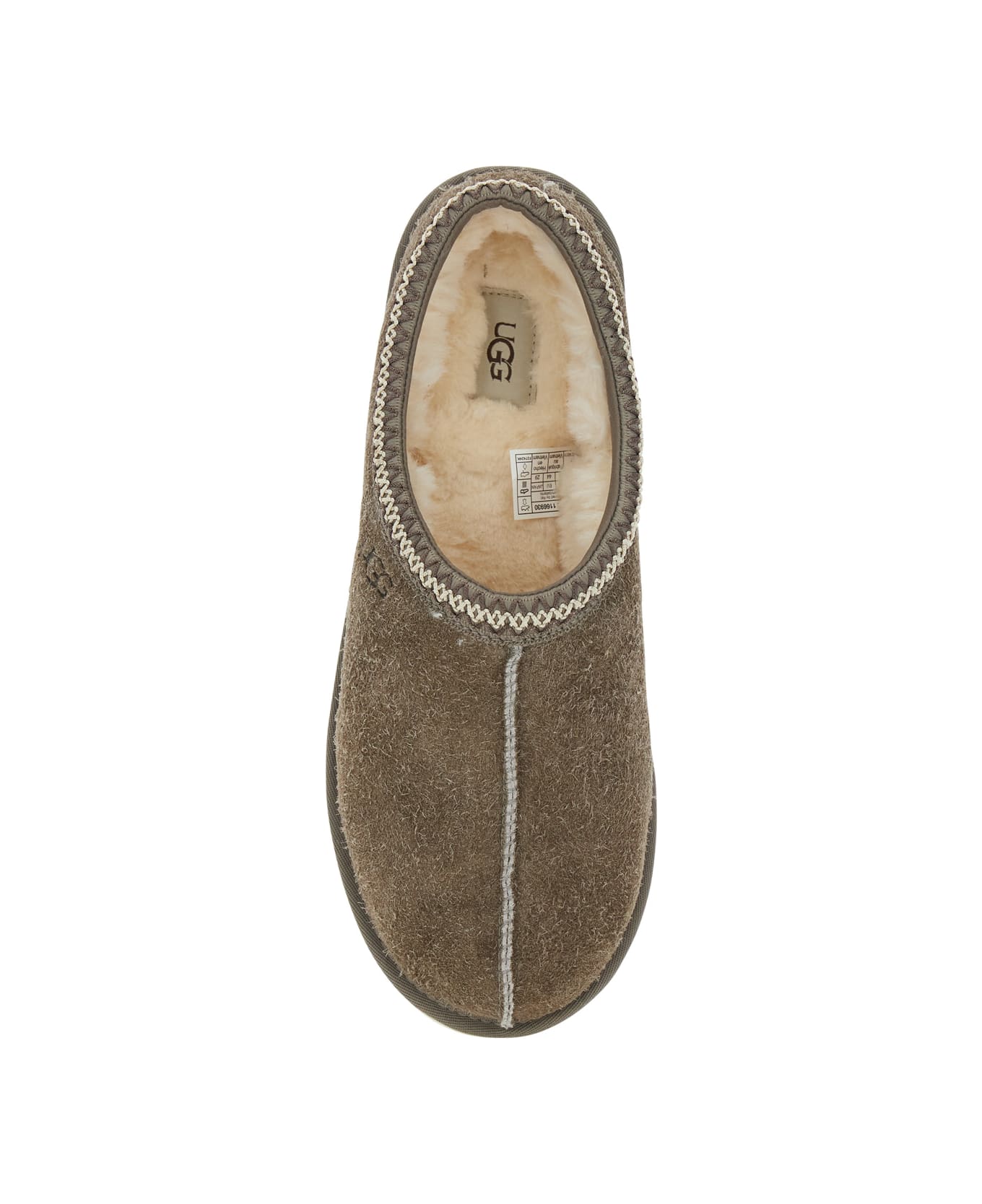 UGG 'tasman Shaggy' Brown Mule With Slip-on Design In Suede Man - Brown