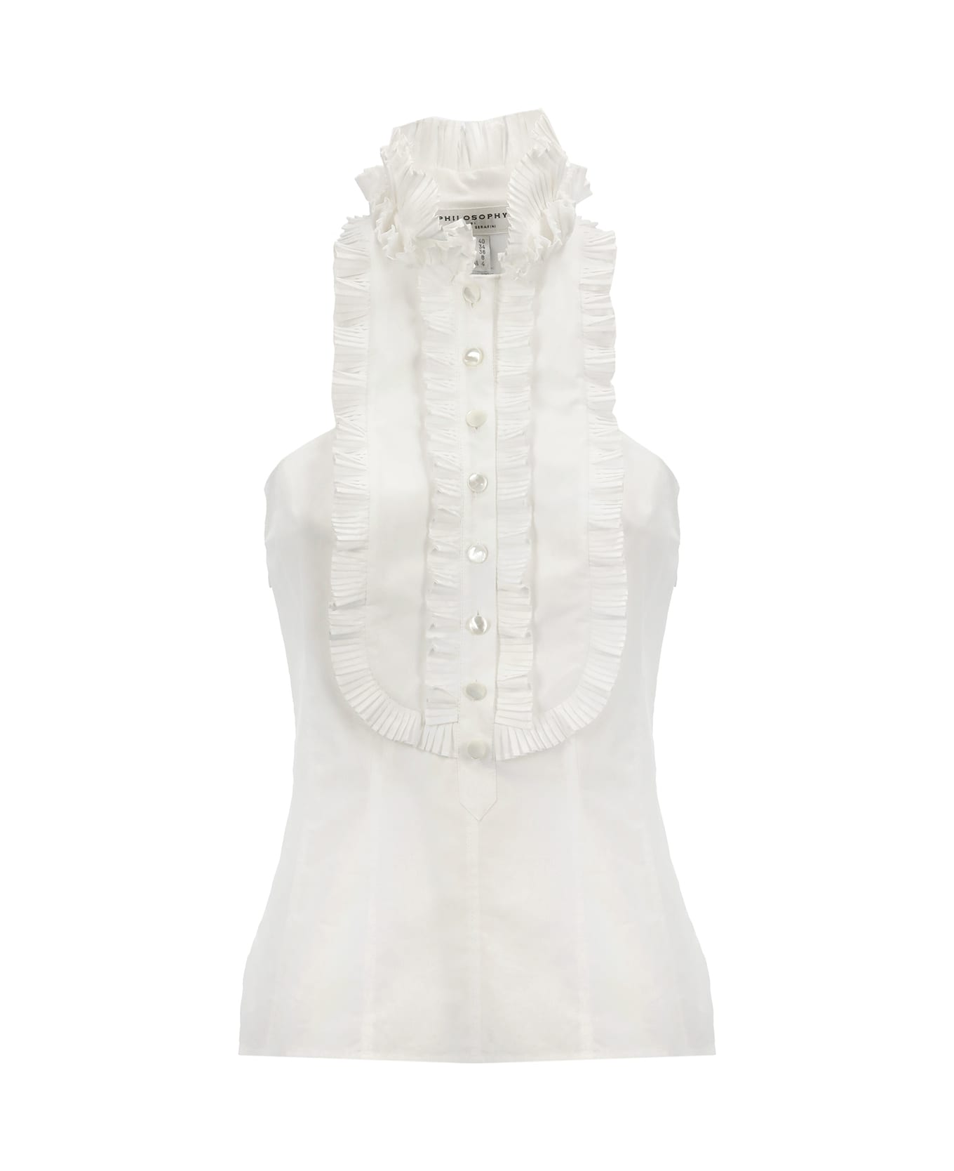 Philosophy di Lorenzo Serafini Cotton Shirt - White シャツ