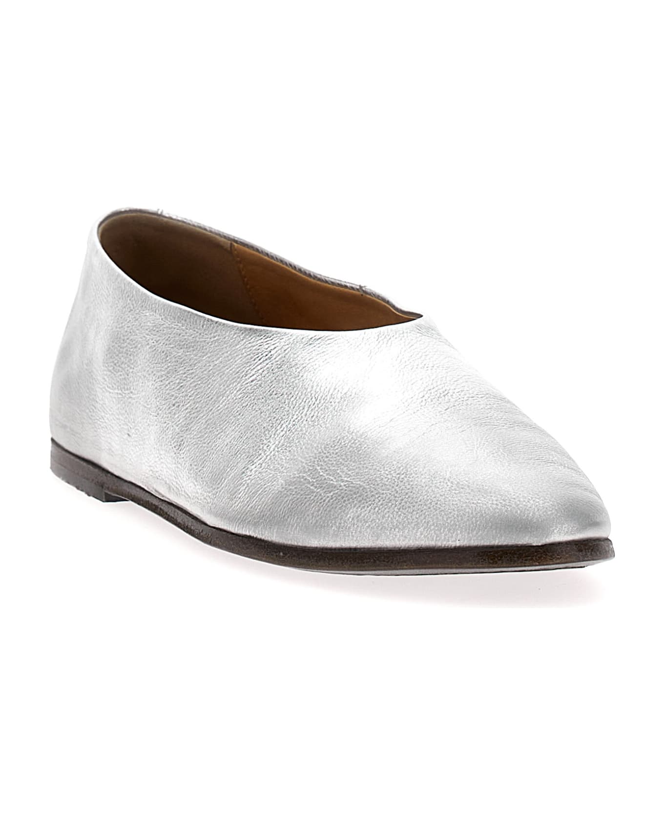 Marsell 'coltellaccio' Ballet Flats - Silver