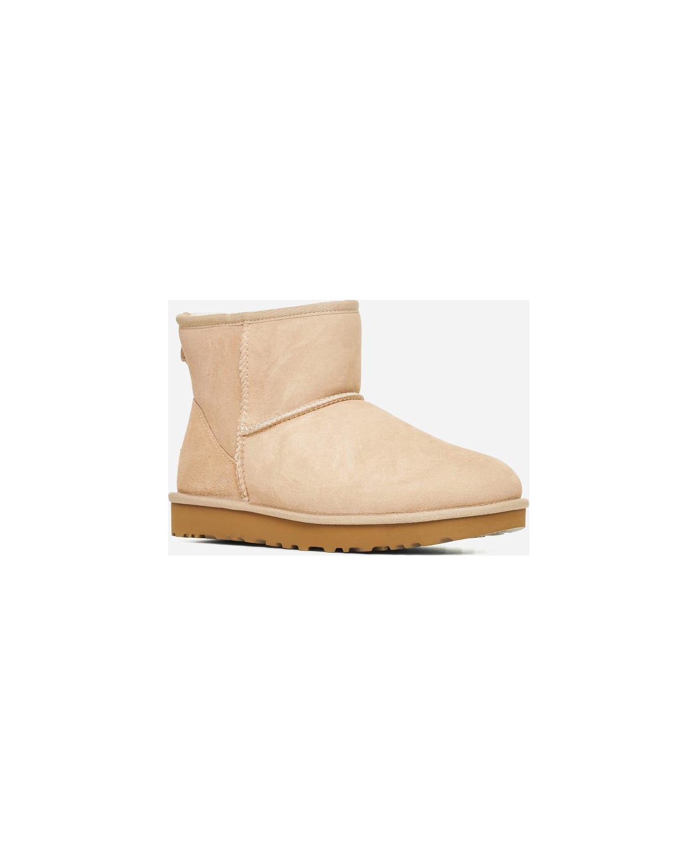 UGG Mini Classic Ii Suede Ankle Boots - Sand