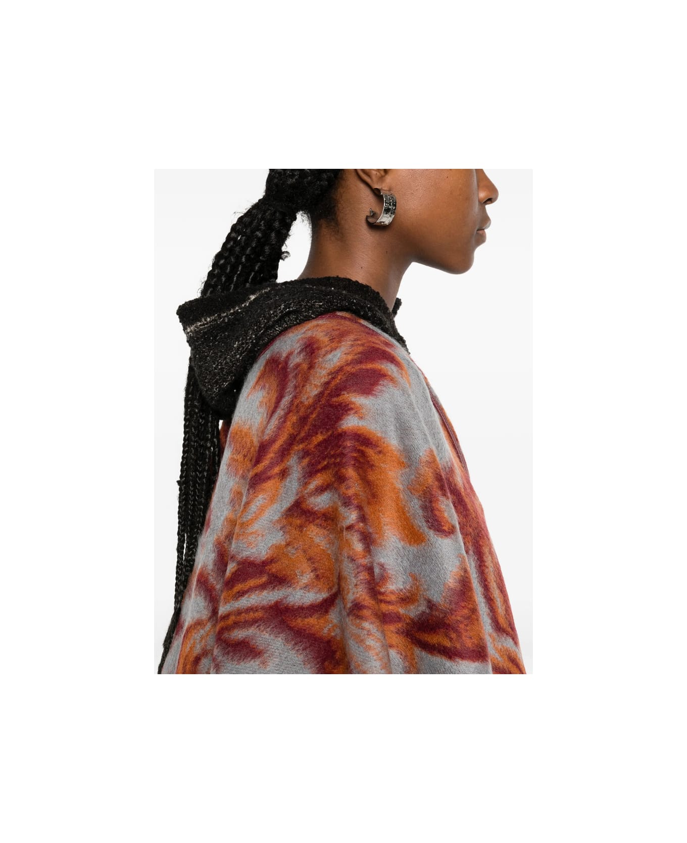 Etro Cape - BLUE/ORANGE