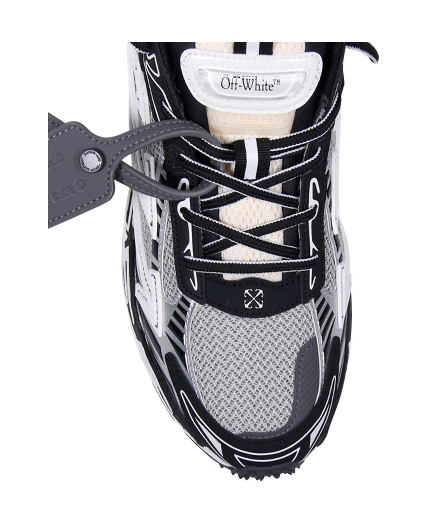 Off-White Ow Be Right Back Lace-up Sneakers - Light Grey