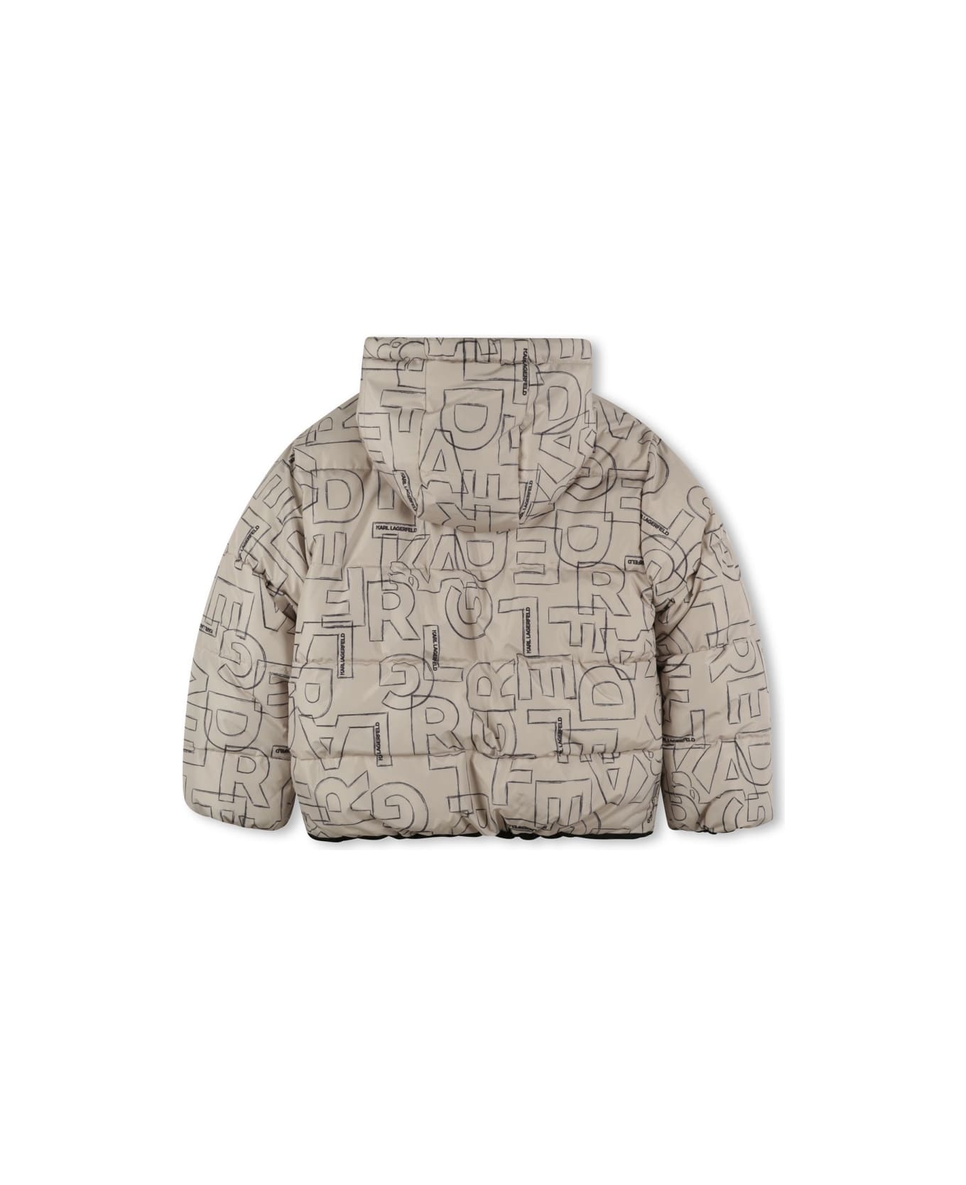 Karl Lagerfeld Reversible Down Jacket - BEIGE
