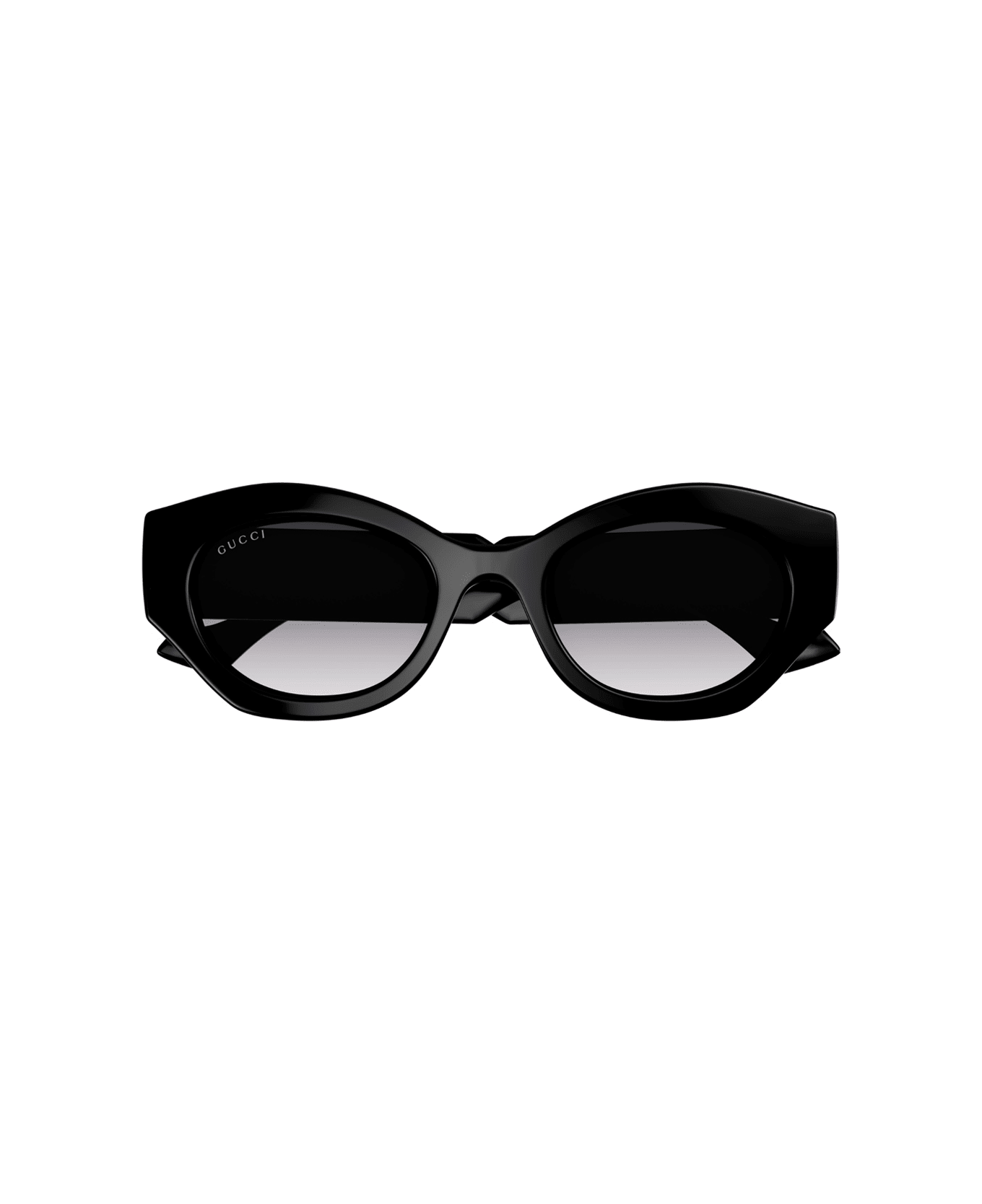Gucci Eyewear Gg1553s Linea Gucci Lido 001 Black Crystal Grey Sunglasses - Nero