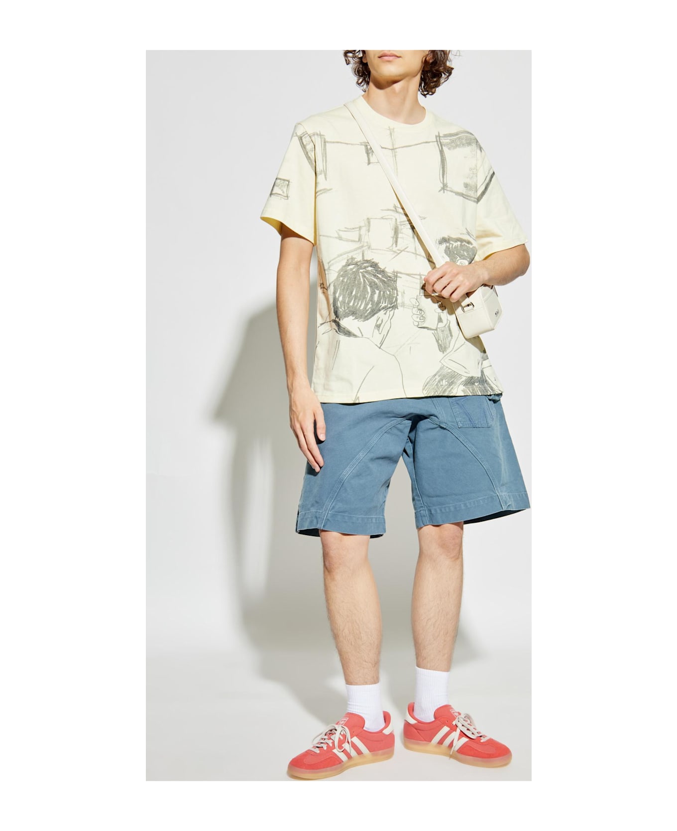 J.W. Anderson Jw Anderson Printed T-shirt - Butter
