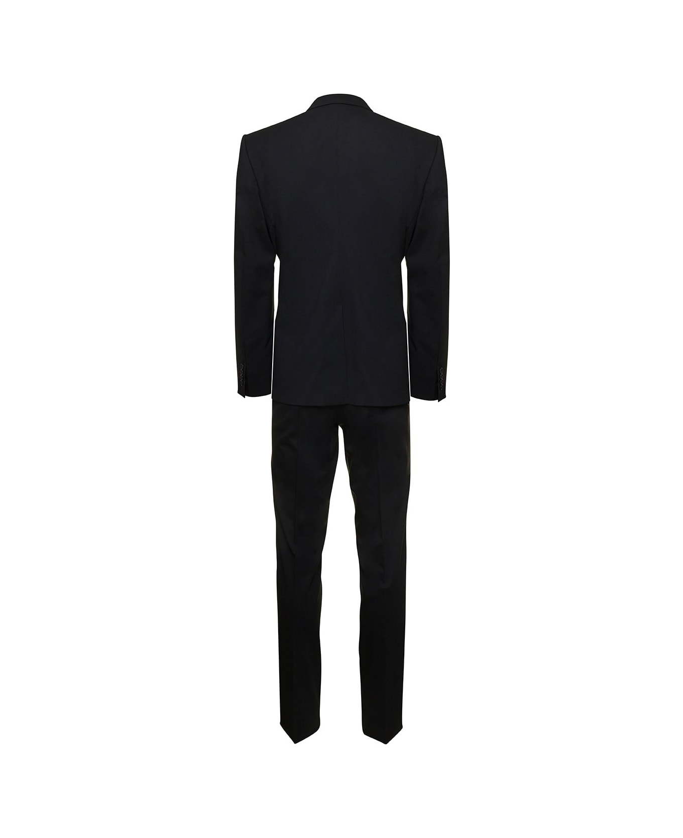 Dolce & Gabbana Sicilia Wool Two-pieces Suit - Black