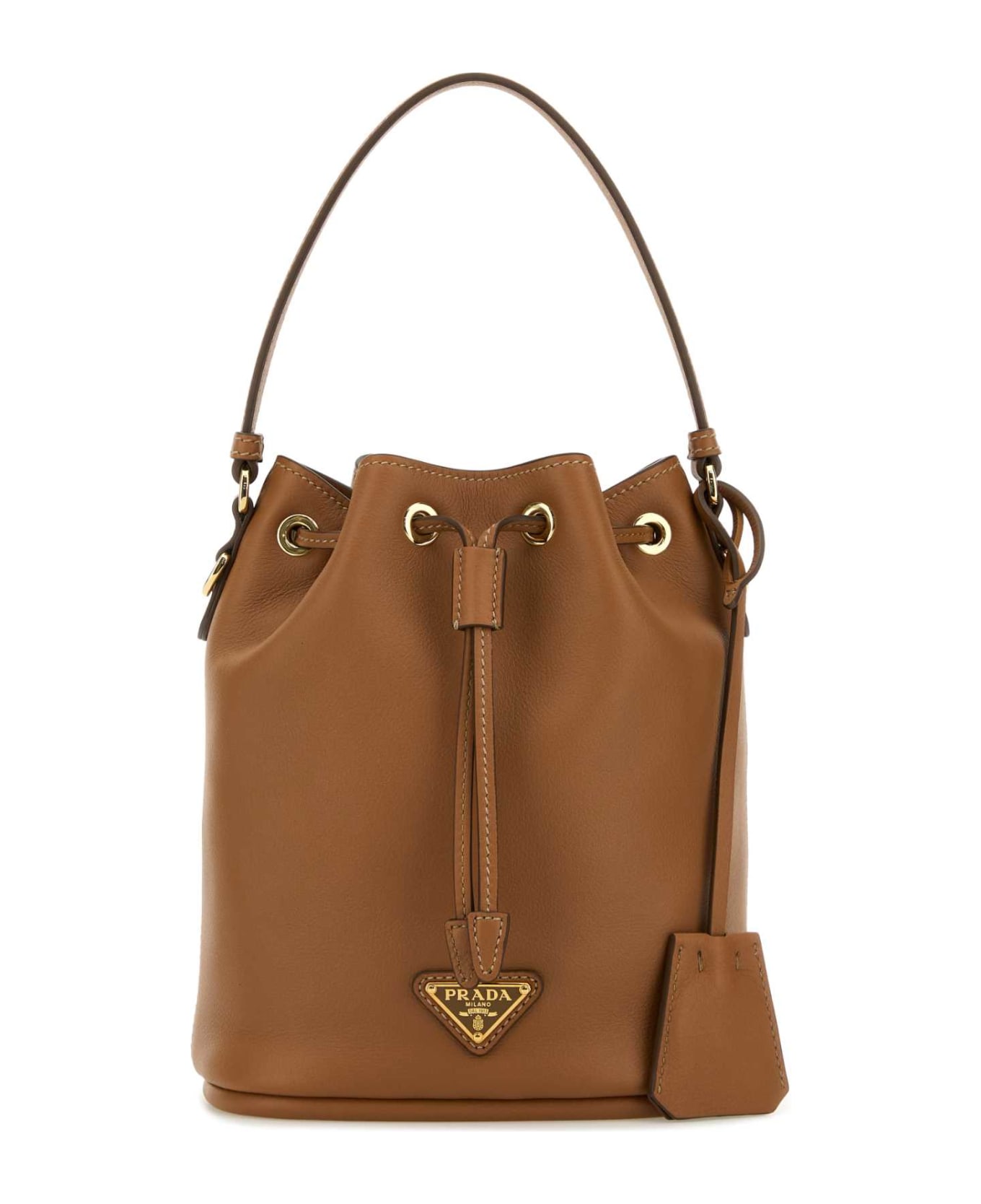 Prada Caramel Leather Re-edition 1978 Bucket Bag - CARAMEL 0