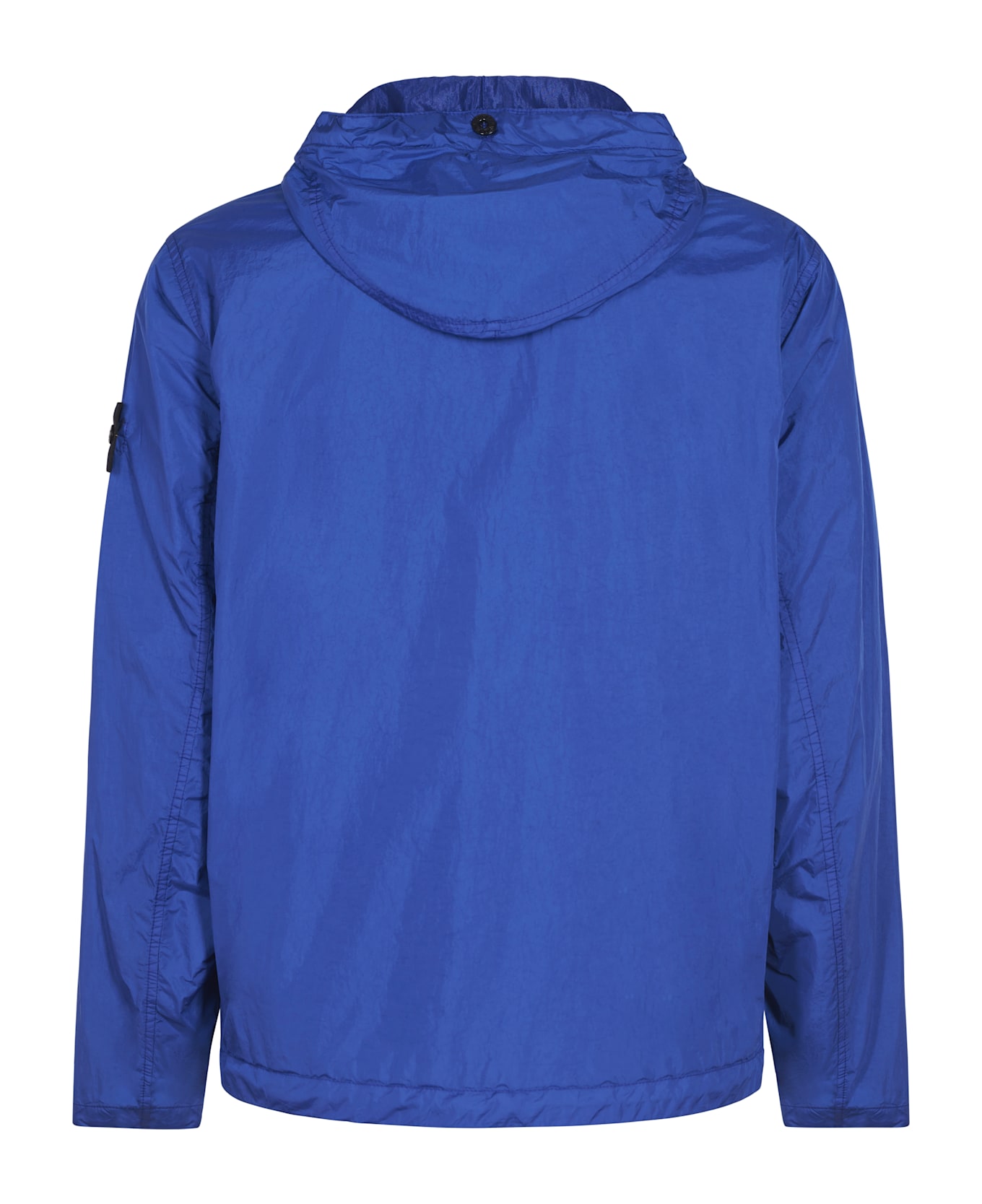 Stone Island Logo Patch Windbreaker - BLUE ジャケット