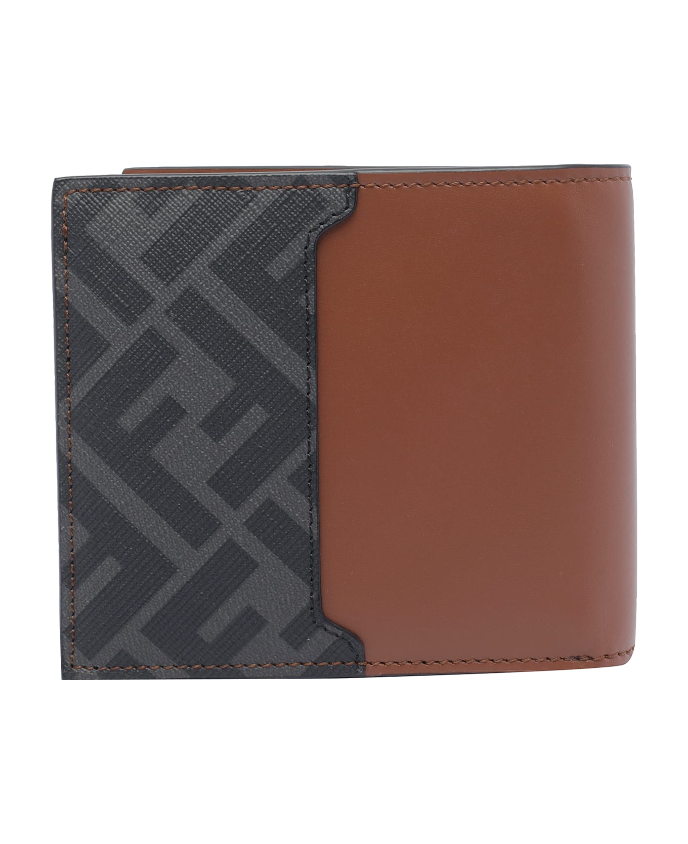 Fendi Ff Bi-fold Wallet - Brown