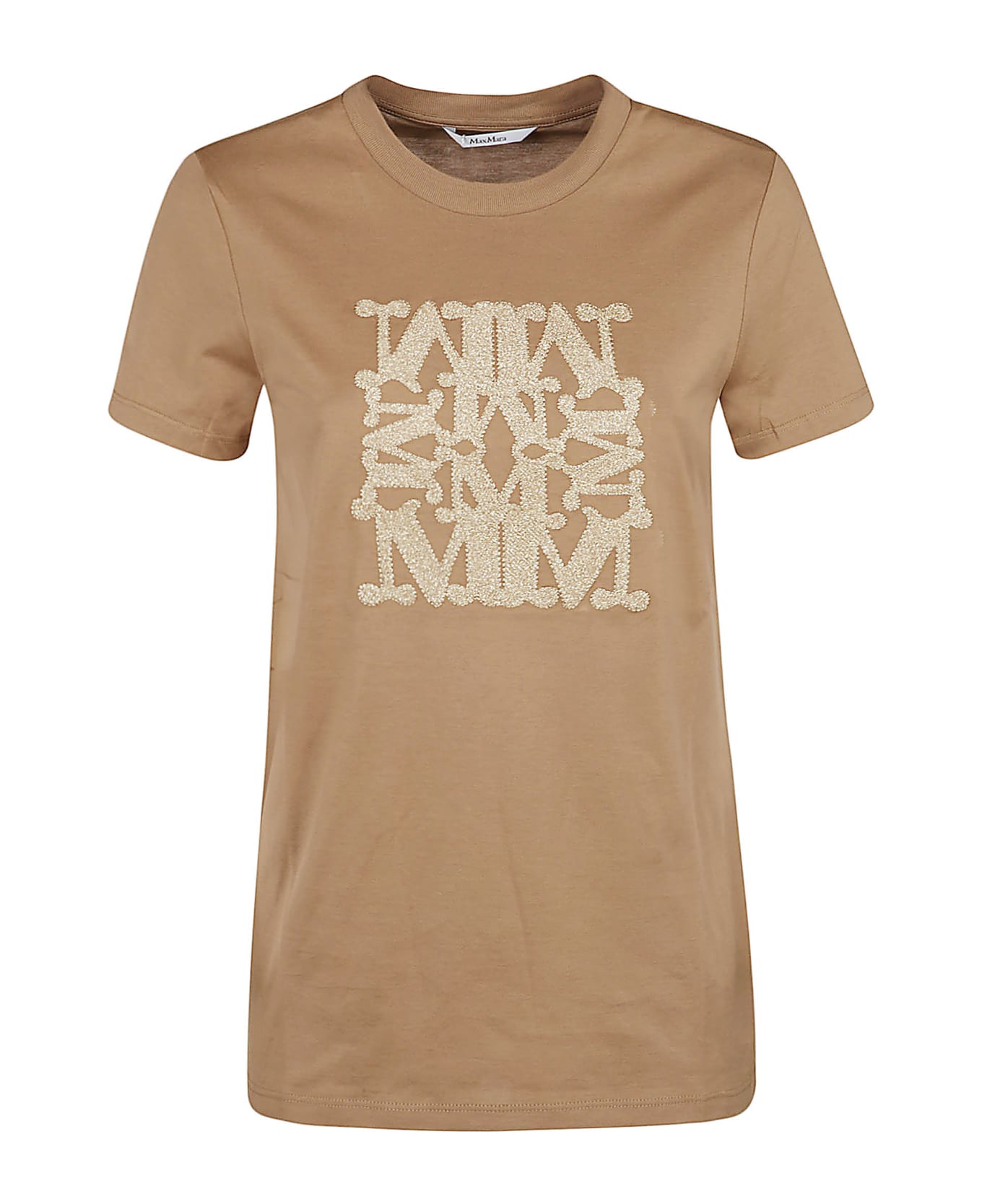 Max Mara Round Neck Logo T-shirt - Traverna