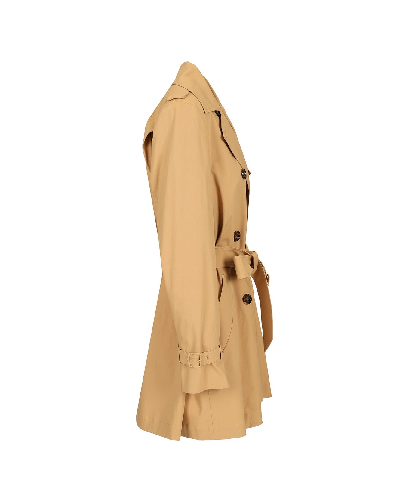 Max Mara Short Trench Coat - Brown