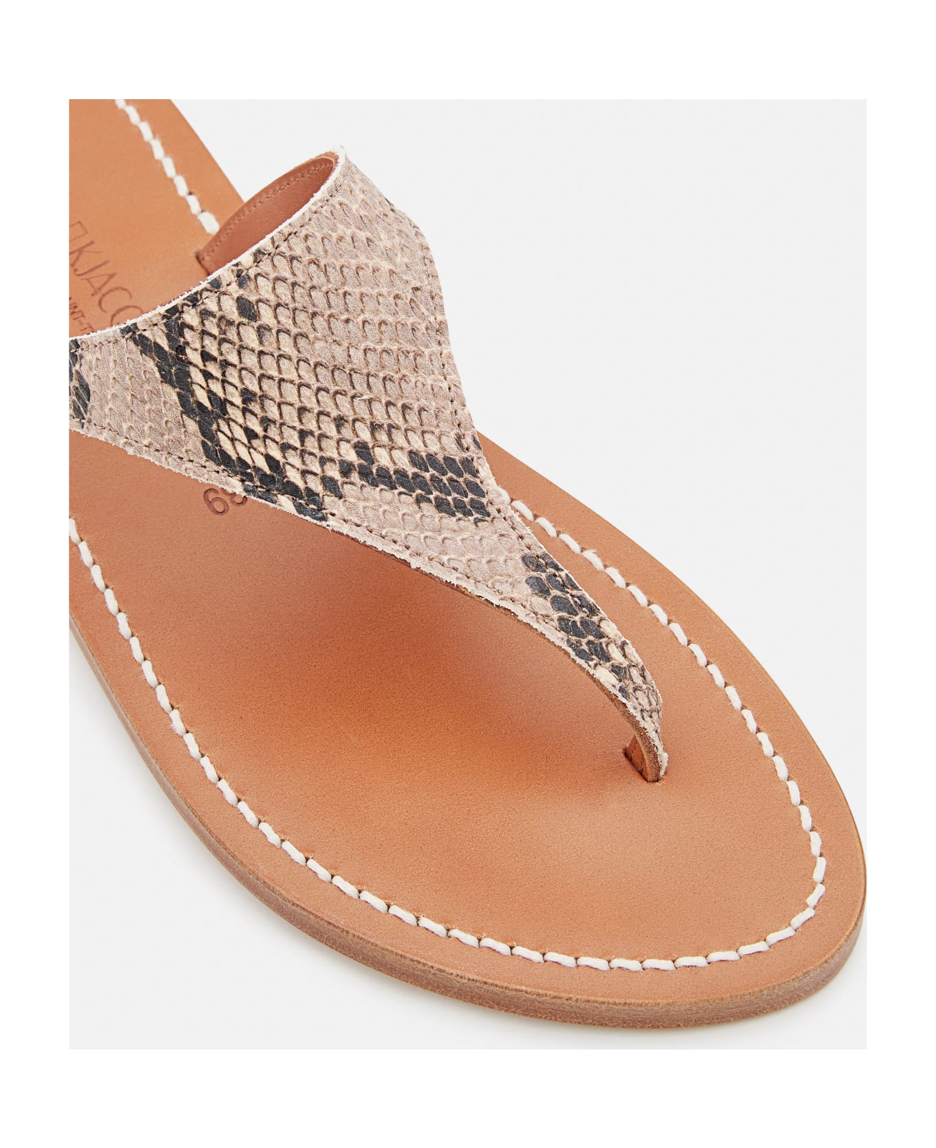 K.Jacques Pegase Leather Sandals - MultiColour
