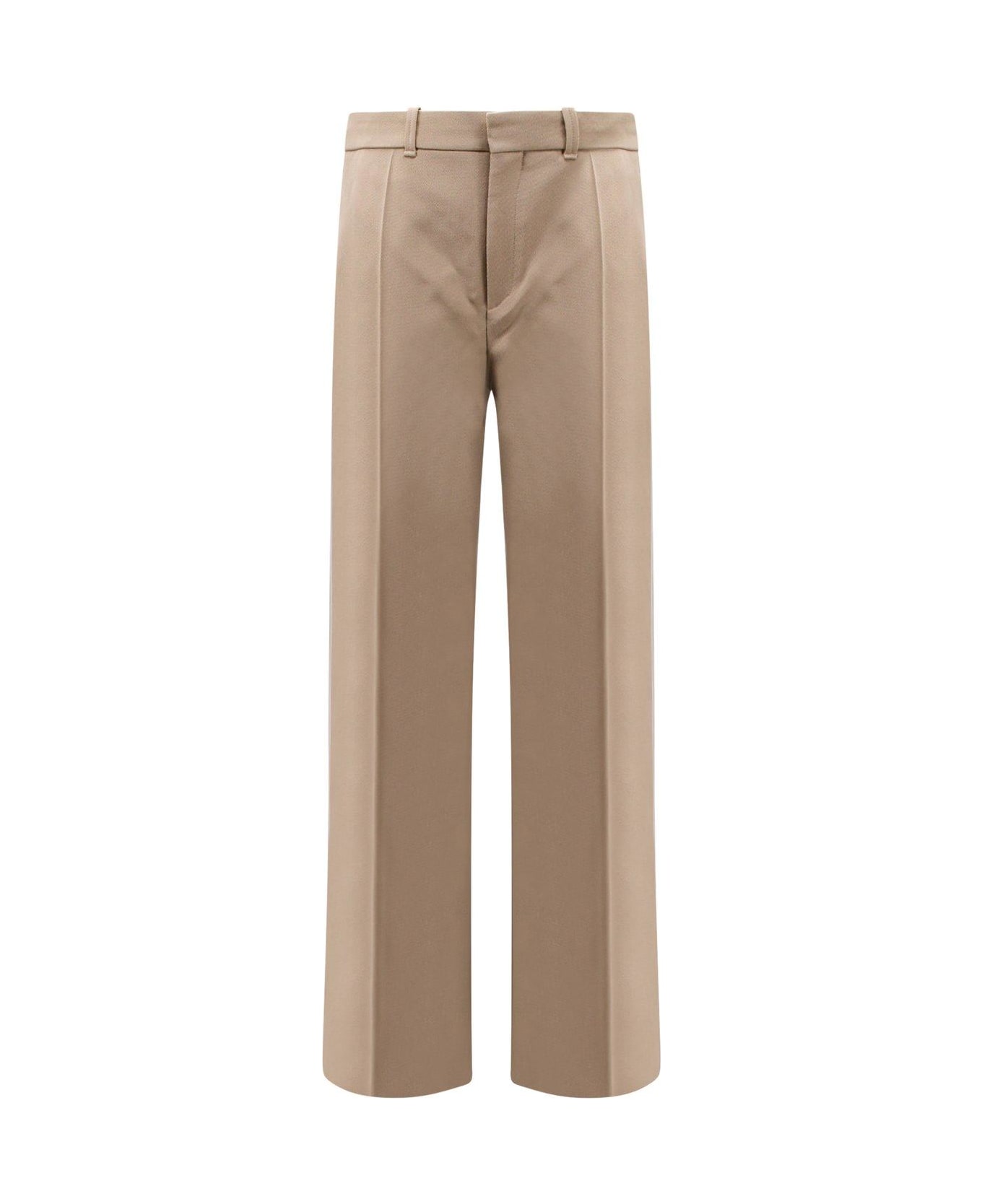 Chloé Flared Tailored Trousers - Beige