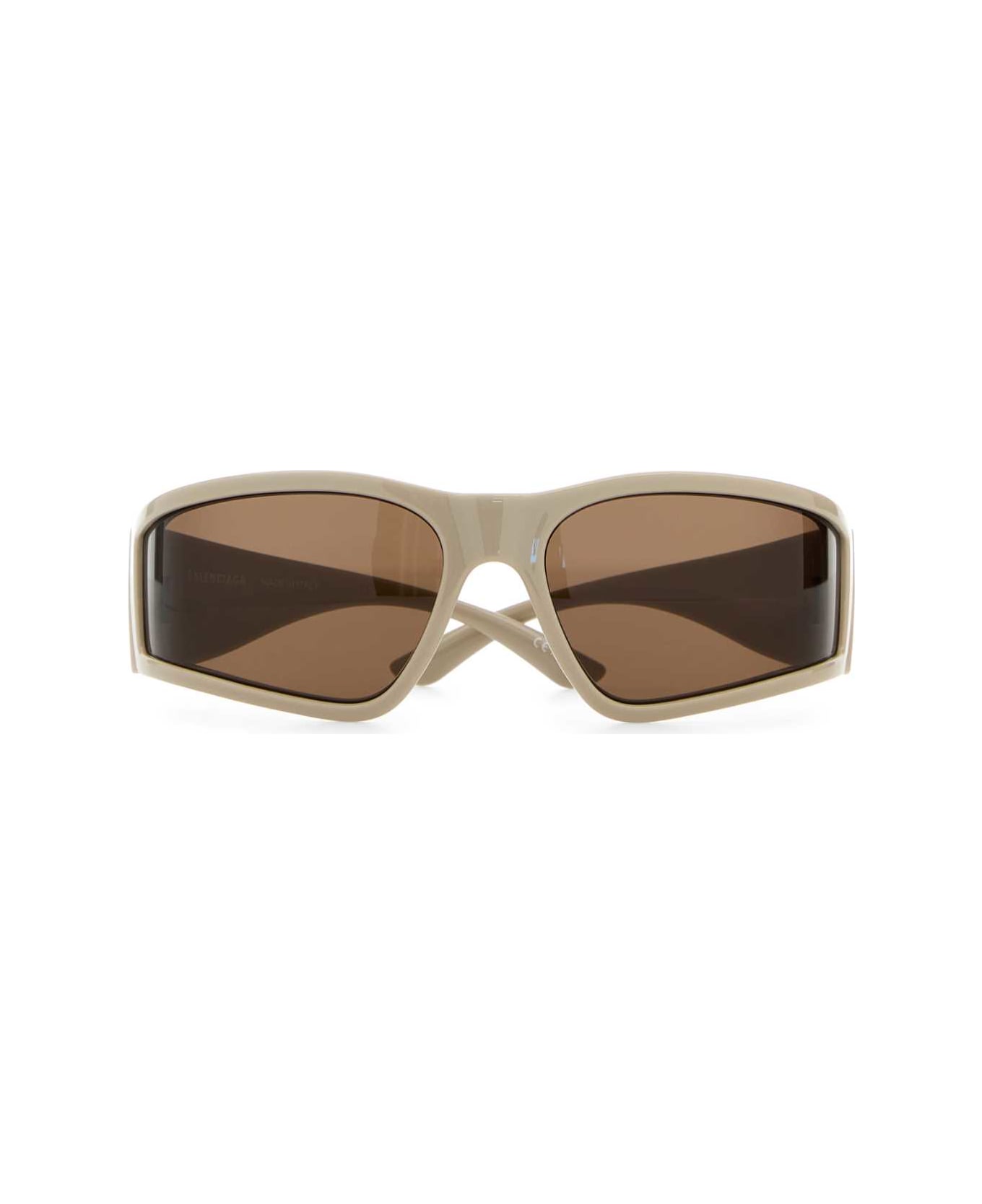Balenciaga Sand Acetate Sunglasses - CREAM