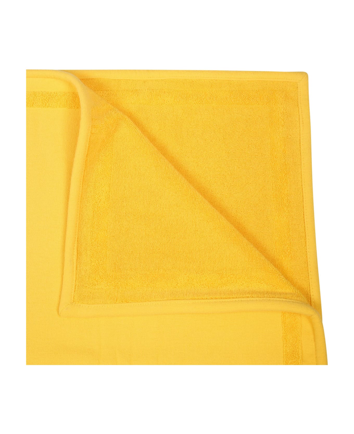 Fendi Yellow Beach Towel For Kids With Fendi Logo - Yellow アクセサリー＆ギフト