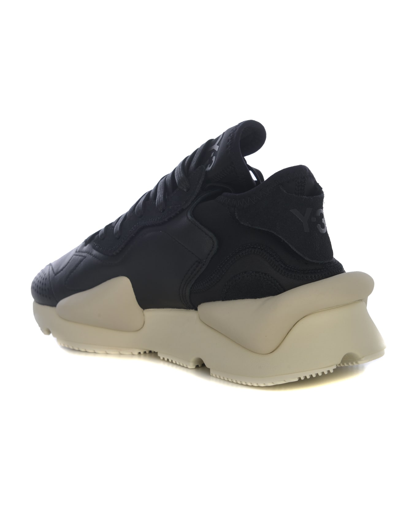 Y-3 Sneakers Y-3 "kaiwa" Made With Leather Upper - Nero