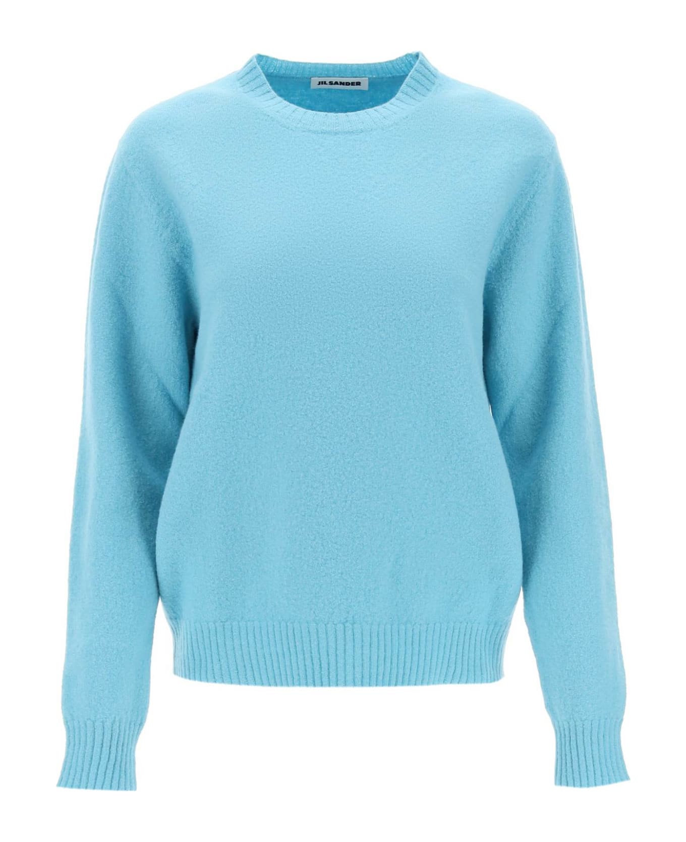 Jil Sander Crew-neck Sweater In Wool - VERDIGRIS (Light blue) ニットウェア
