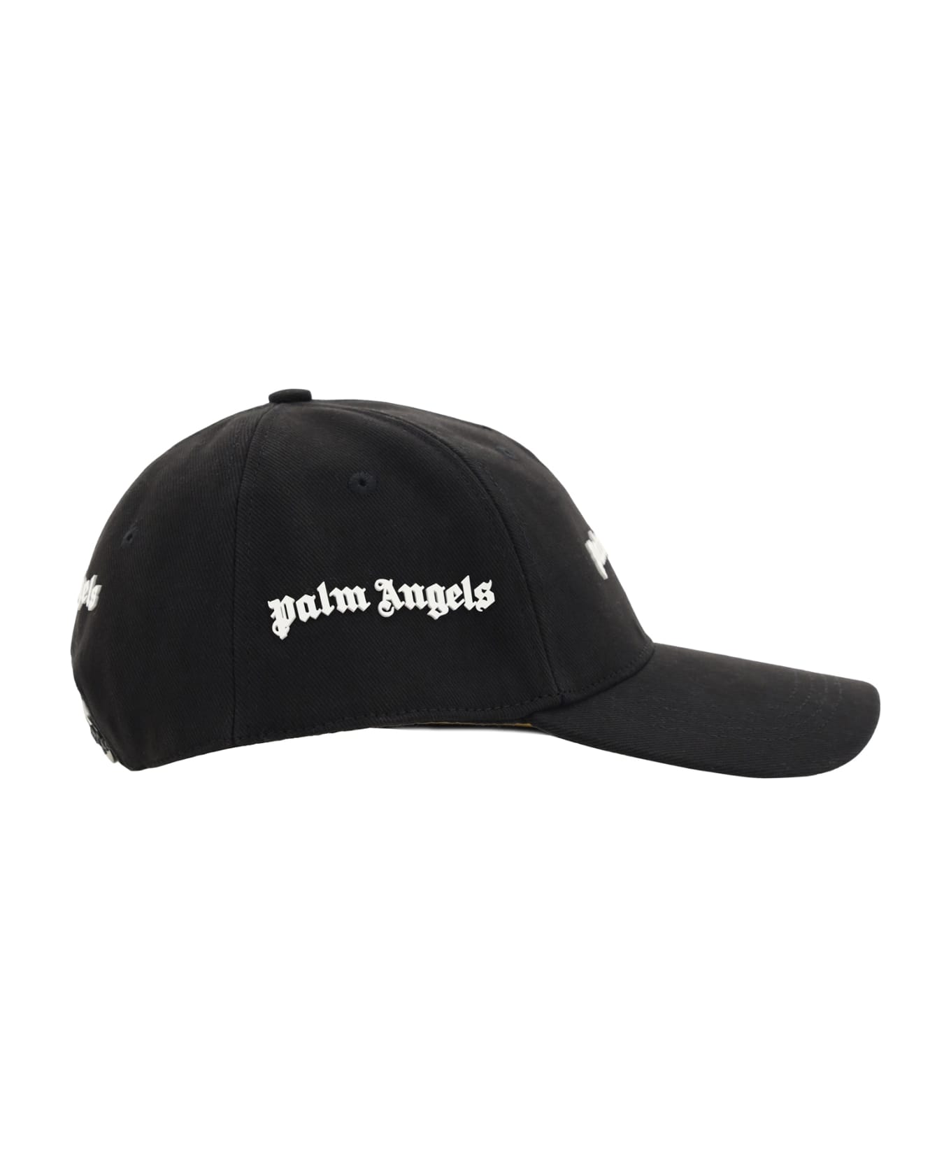 Palm Angels Baseball Cap - Black Whit