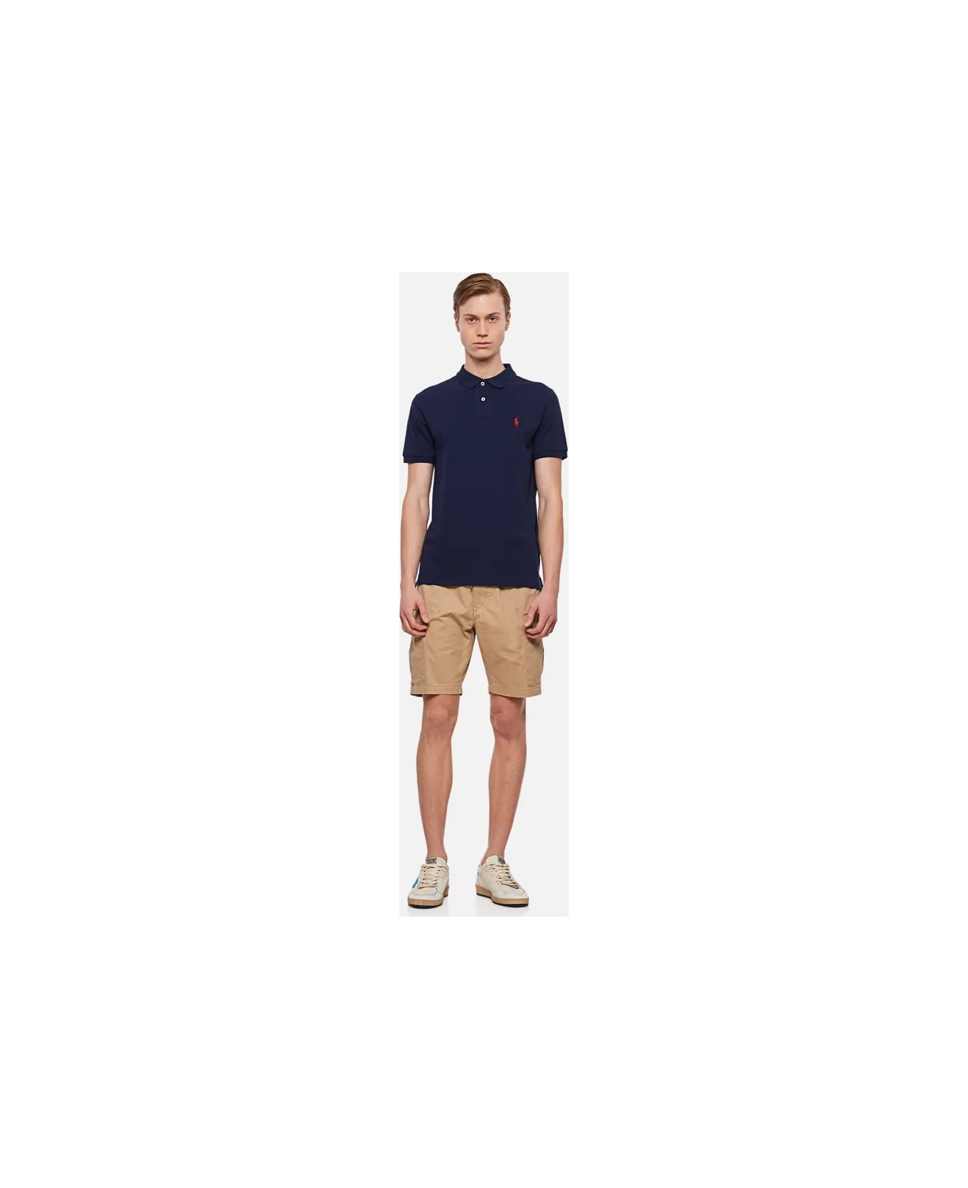Polo Ralph Lauren Ss Knit Polo - Blue