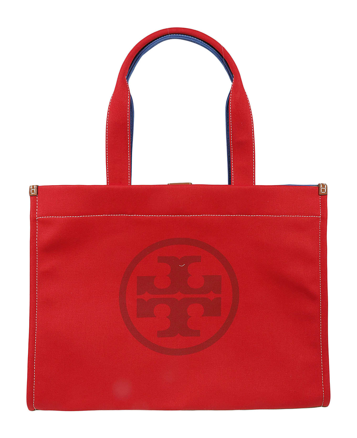 Tory Burch Ella Colorblock Canvas Tote