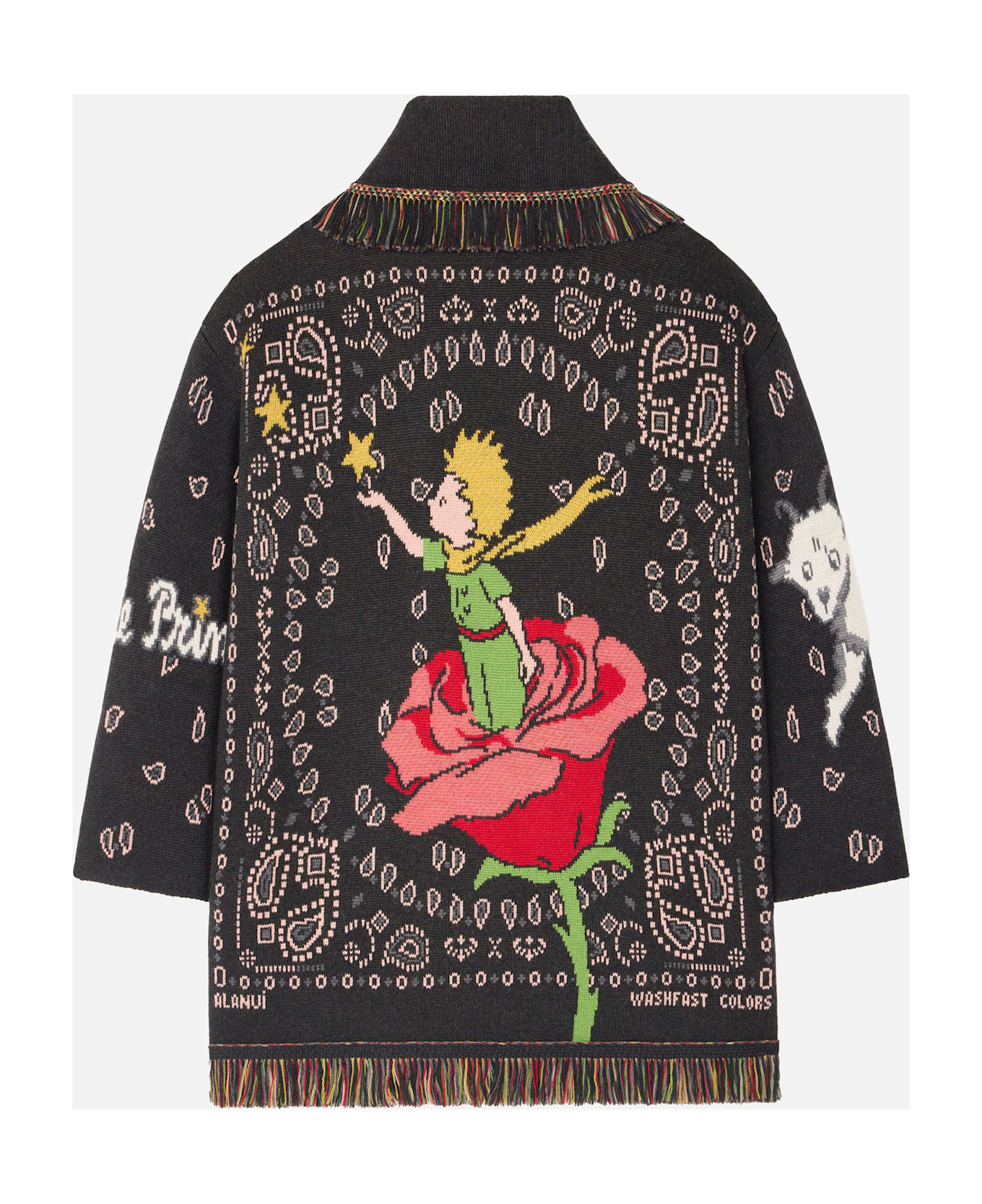 Alanui Cardigan Little Prince - Black