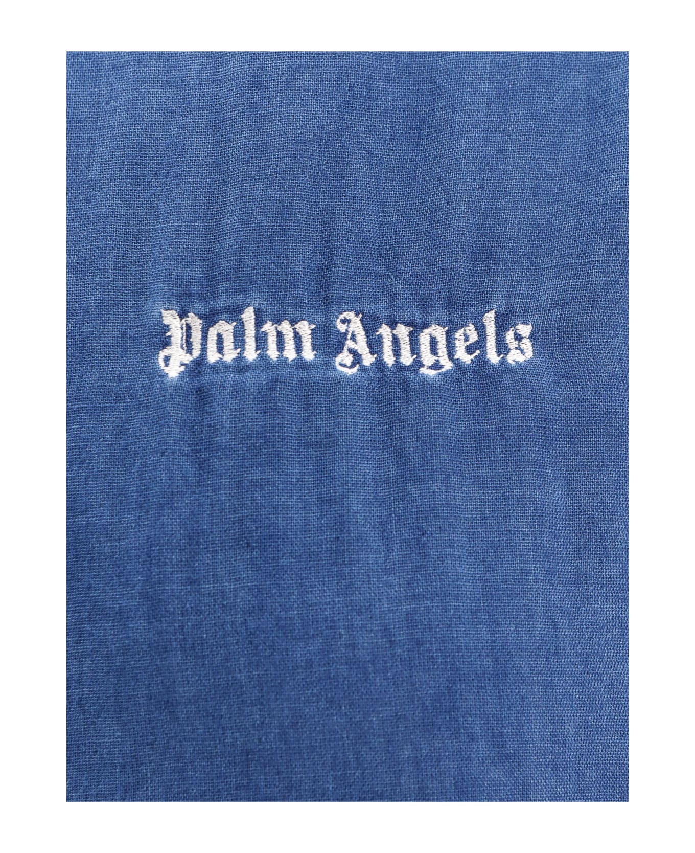 Palm Angels Sweatshirt - INDIGO BLUE OFF WHITE (Blue)