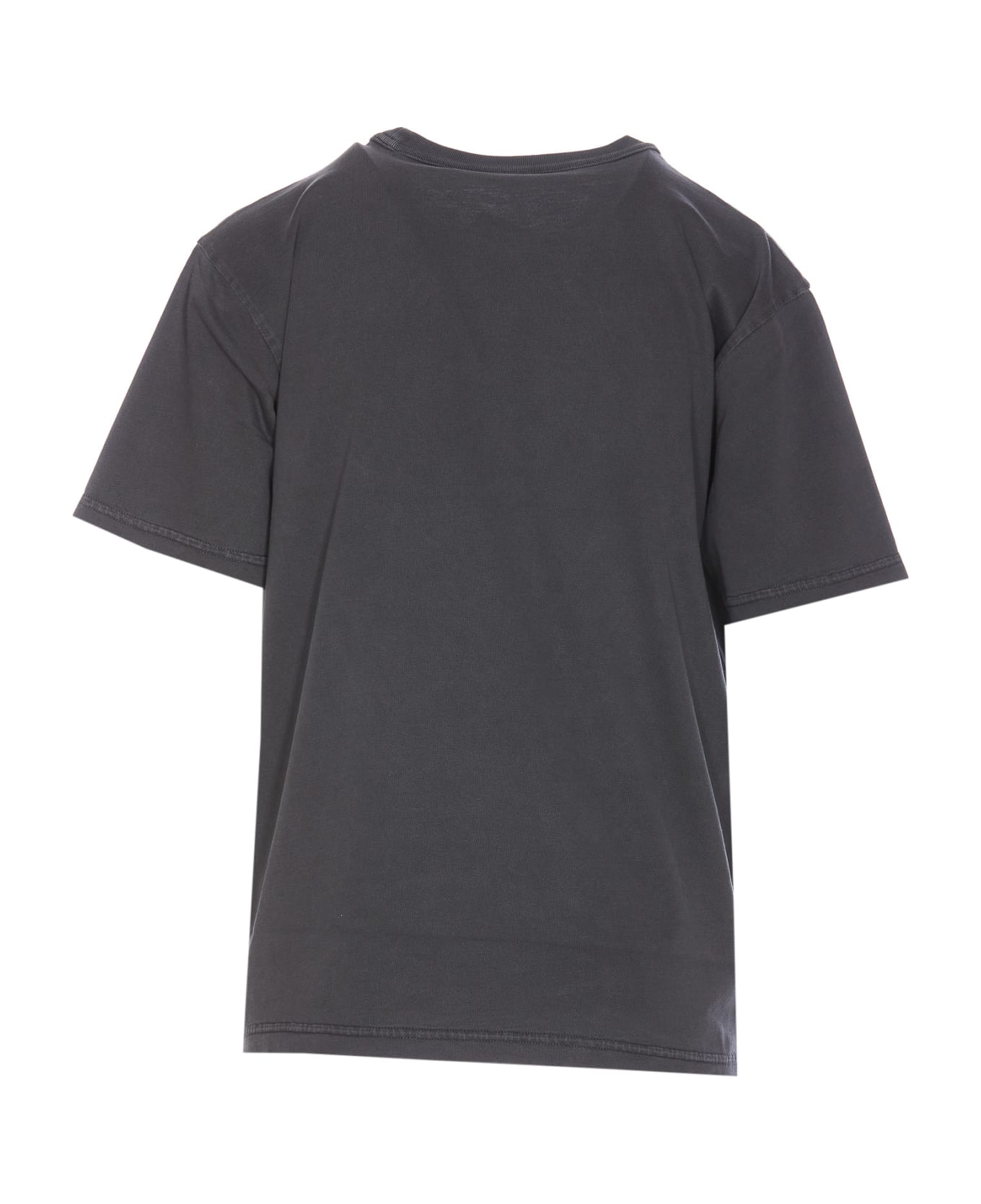 Alexander Wang Logo Print T-shirt - A Soft Obsidian Tシャツ