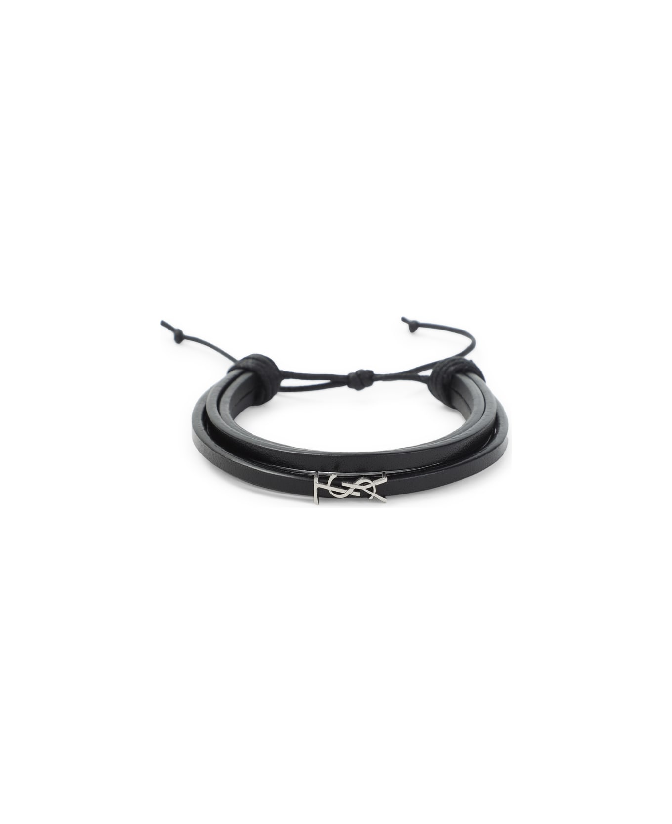 Saint Laurent Ysl Bracelet - Nero