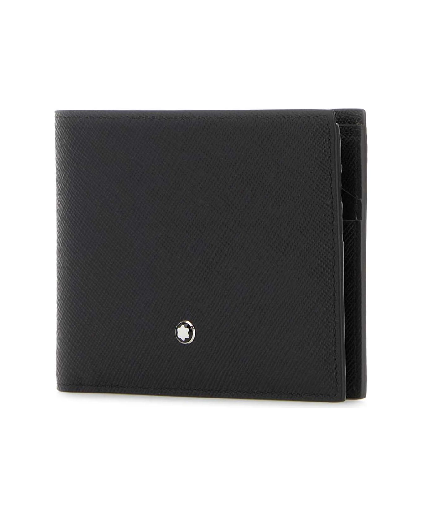 Montblanc Black Leather Wallet - 000