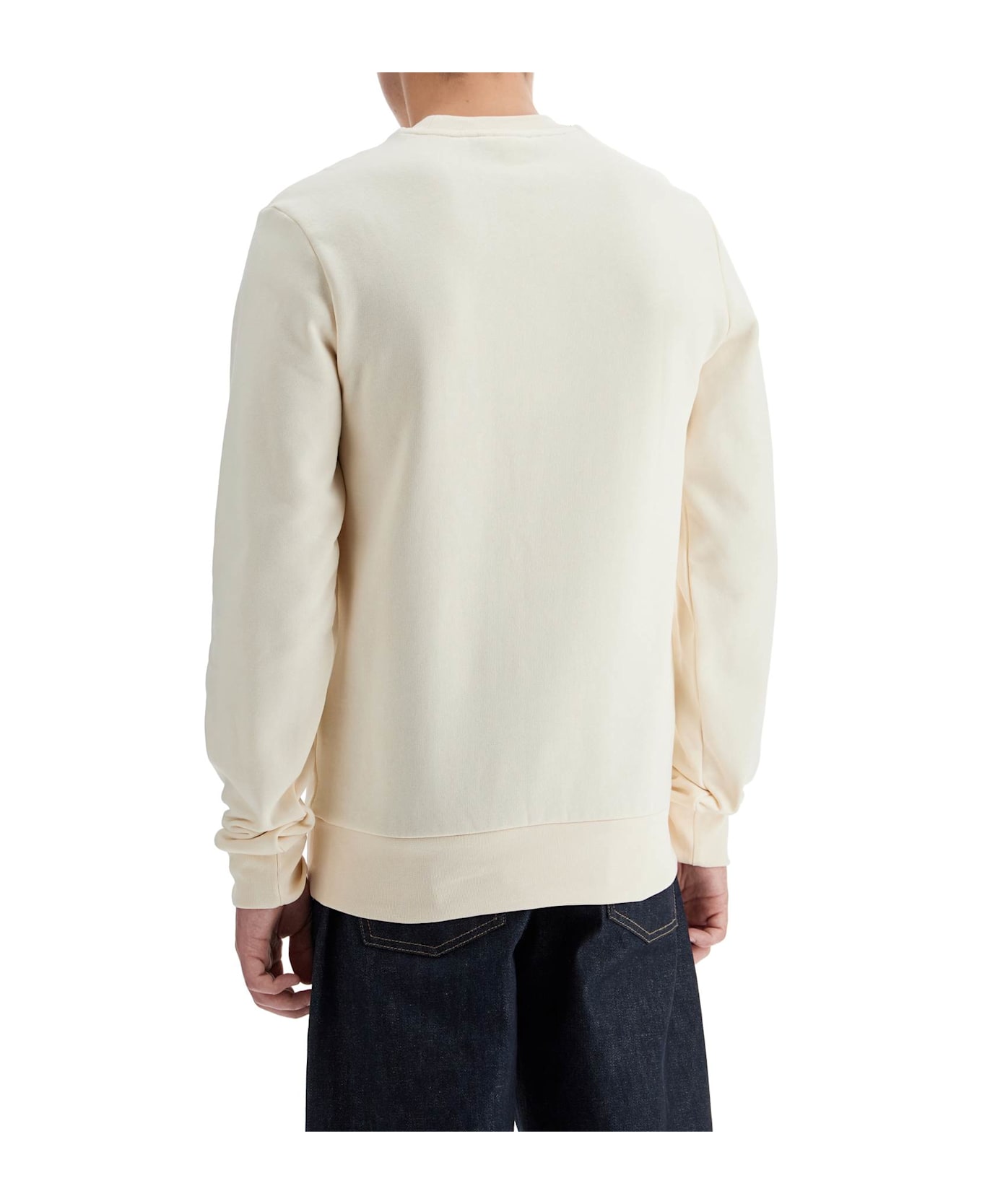 Lacoste Classic Fit Crewneck Sweatshirt - PANNA (White)