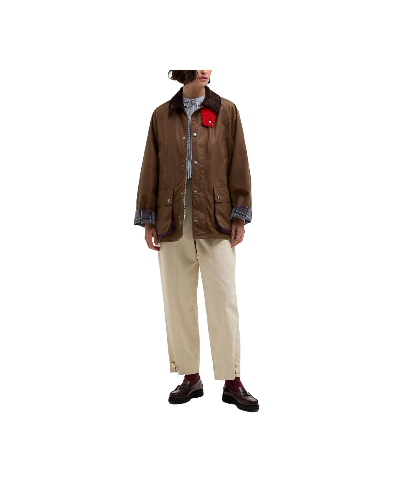 Paul Smith Waxed Cotton Jacket - BROWN