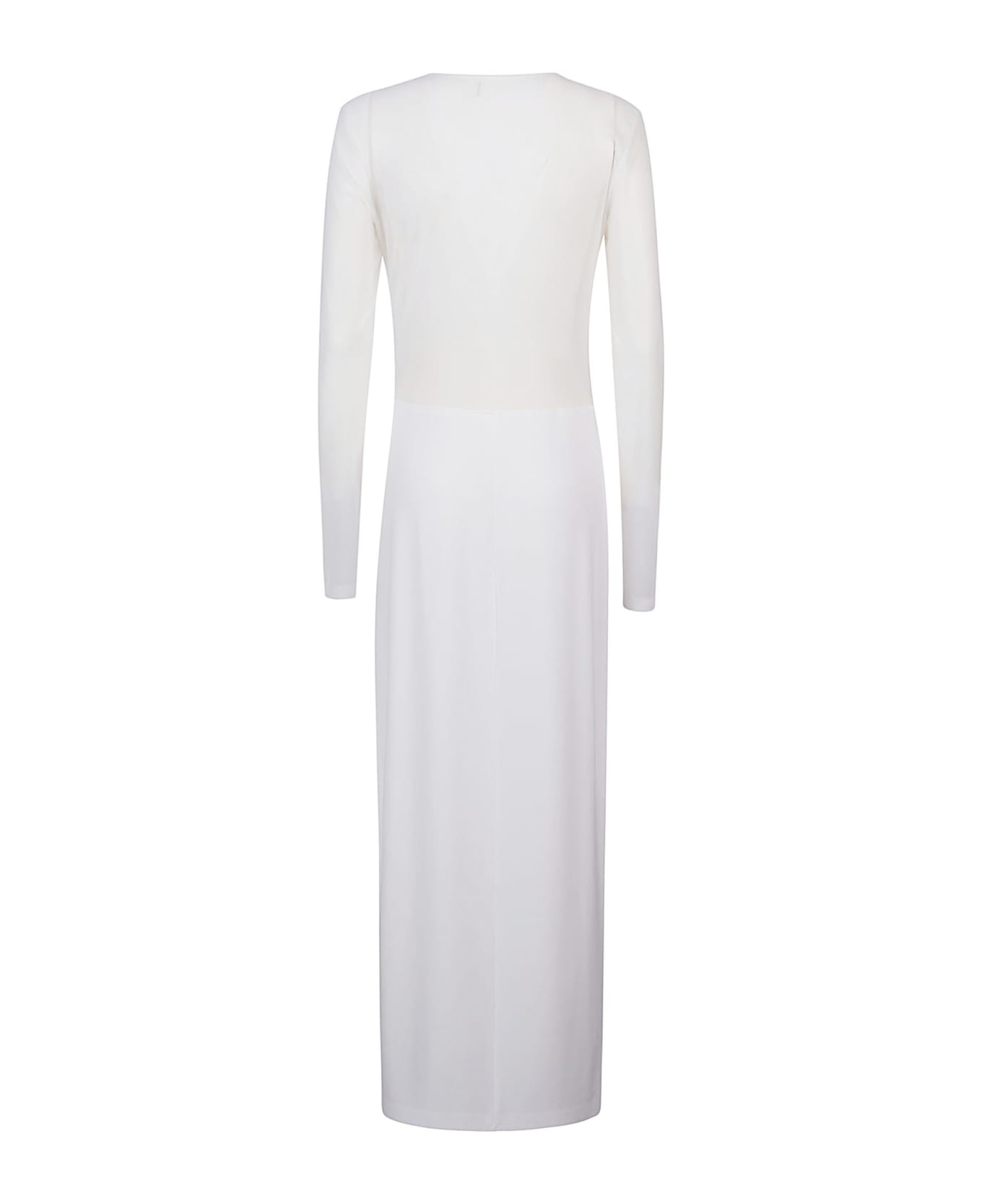 Norma Kamali Dash Dash Side Slit Dress - White/snow
