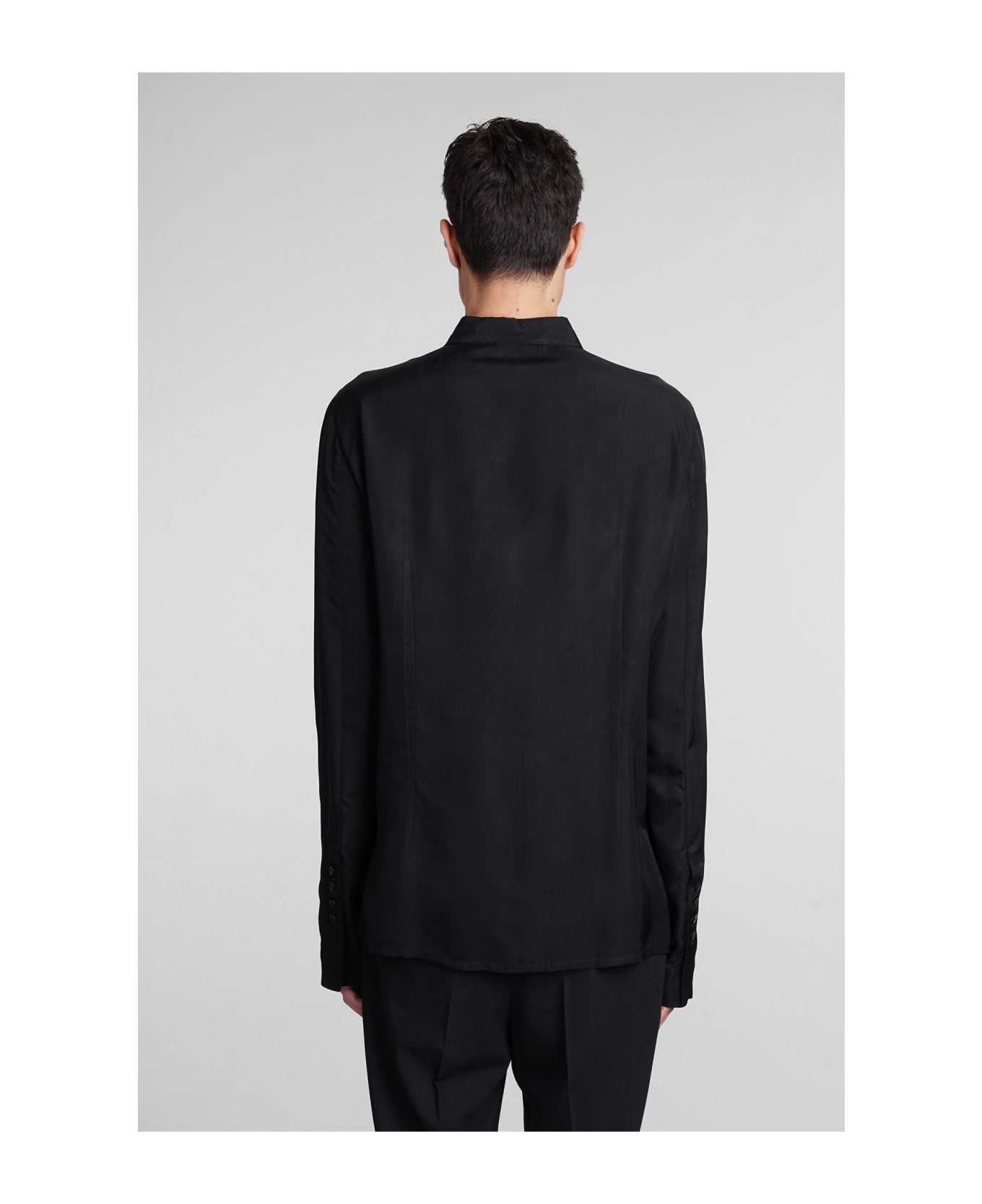 Sapio N16 Shirt In Black Polyamide Polyester - black シャツ