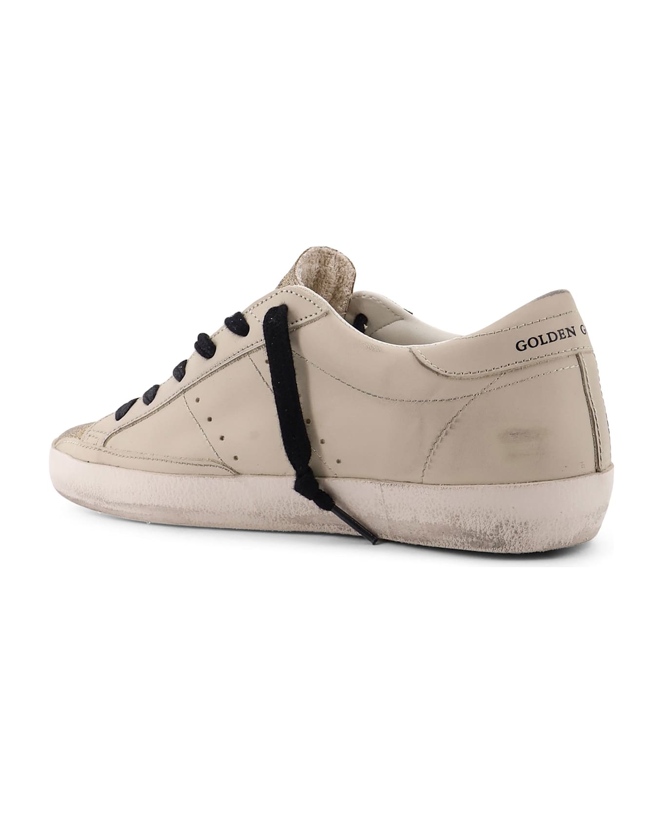 Golden Goose Super-star Classic With List Leather Low-top Sneakers - LIGHT BEIGE/DARK RED