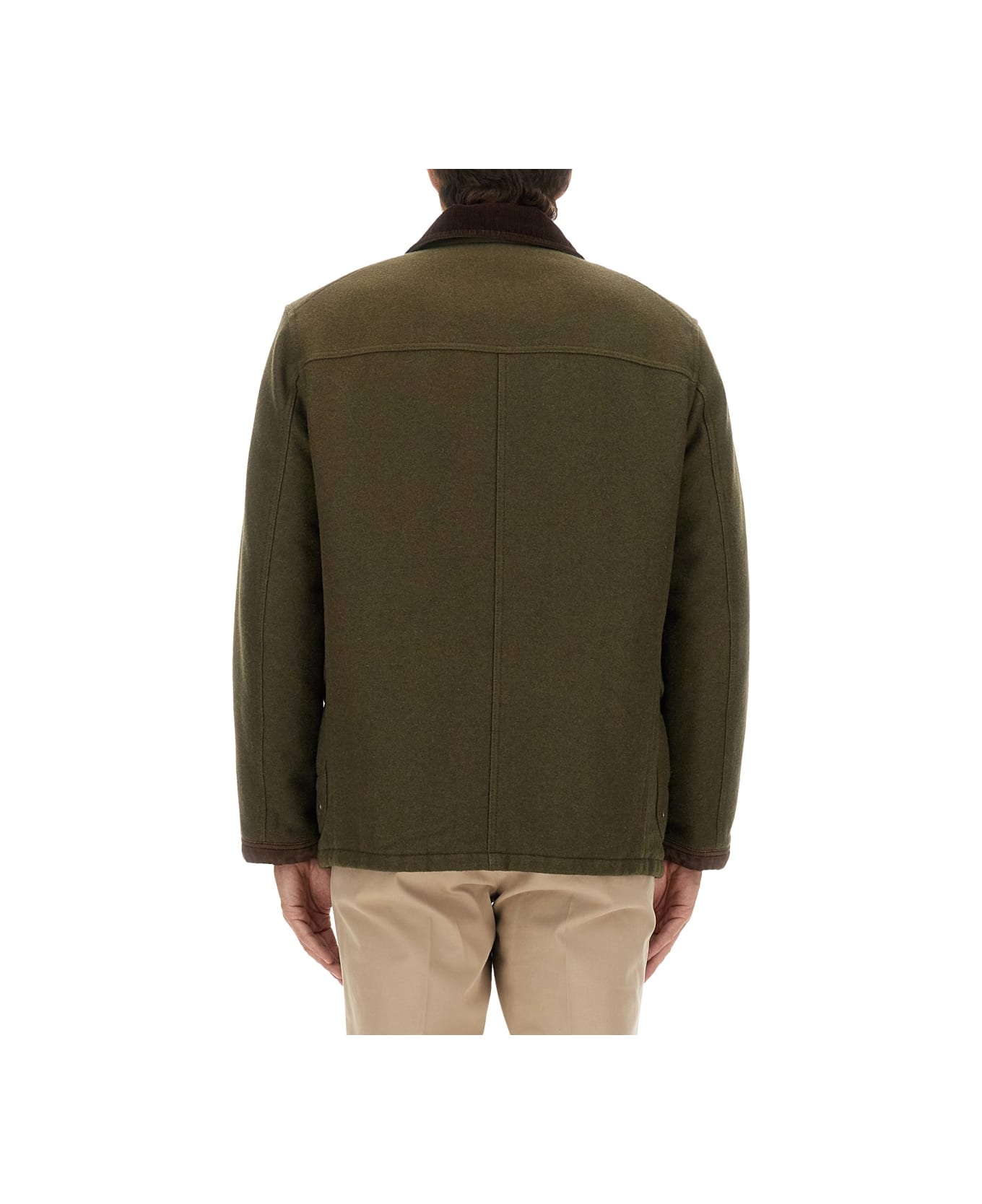 Fay "4 Hooks" Jacket - MILITARY GREEN