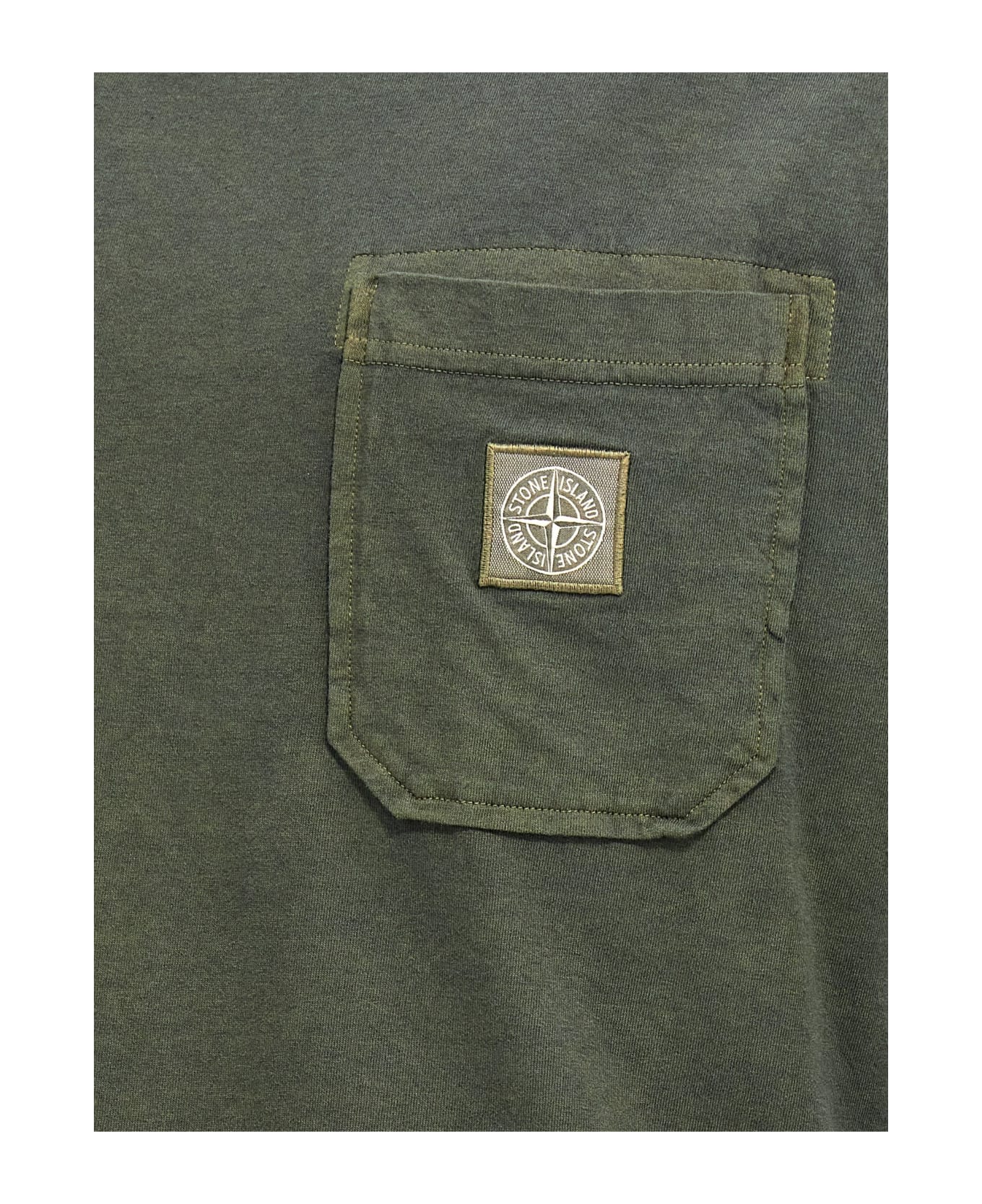 Stone Island Logo T-shirt - Green