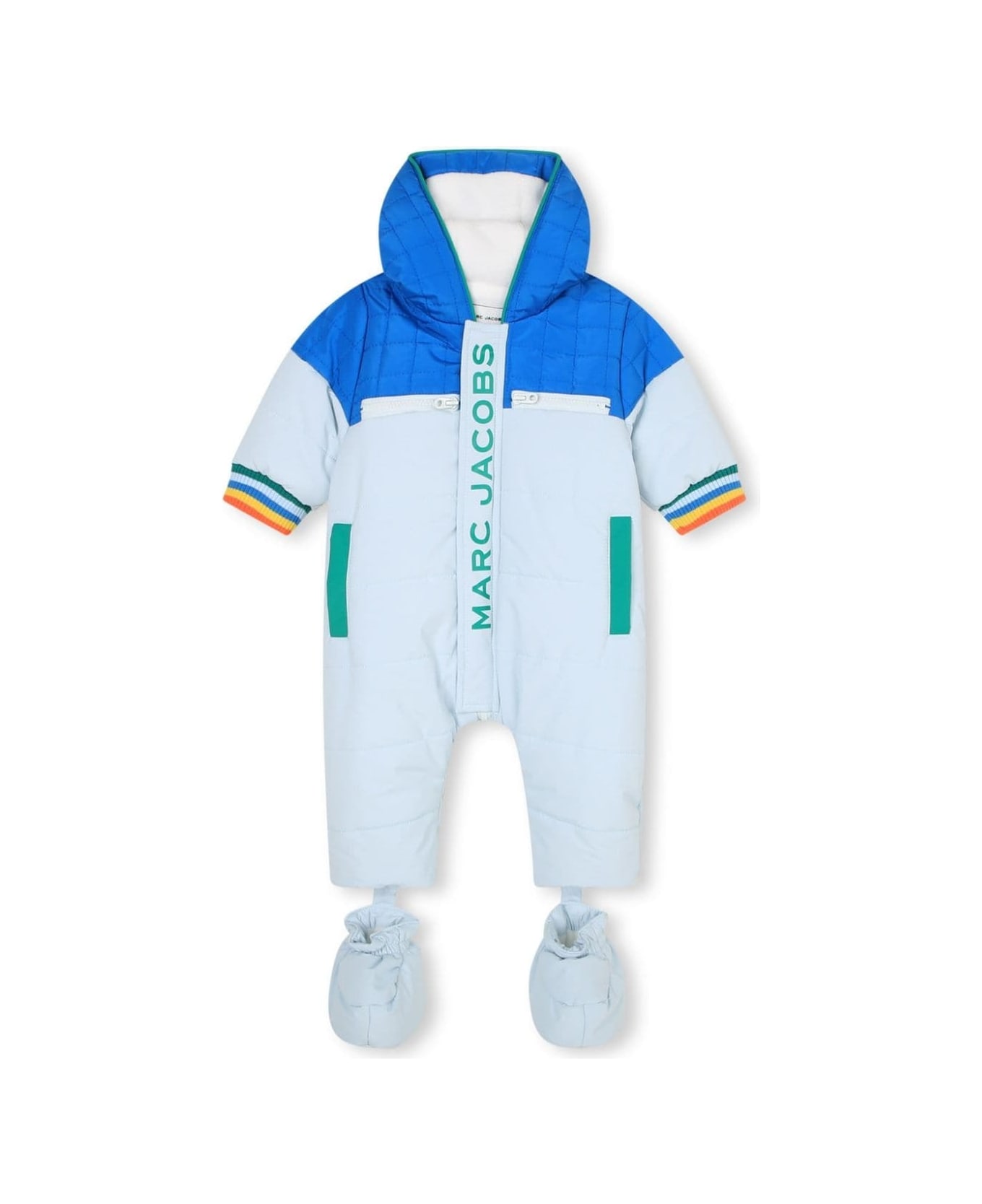Little Marc Jacobs Tracksuit With Print - Azzurro コート＆ジャケット
