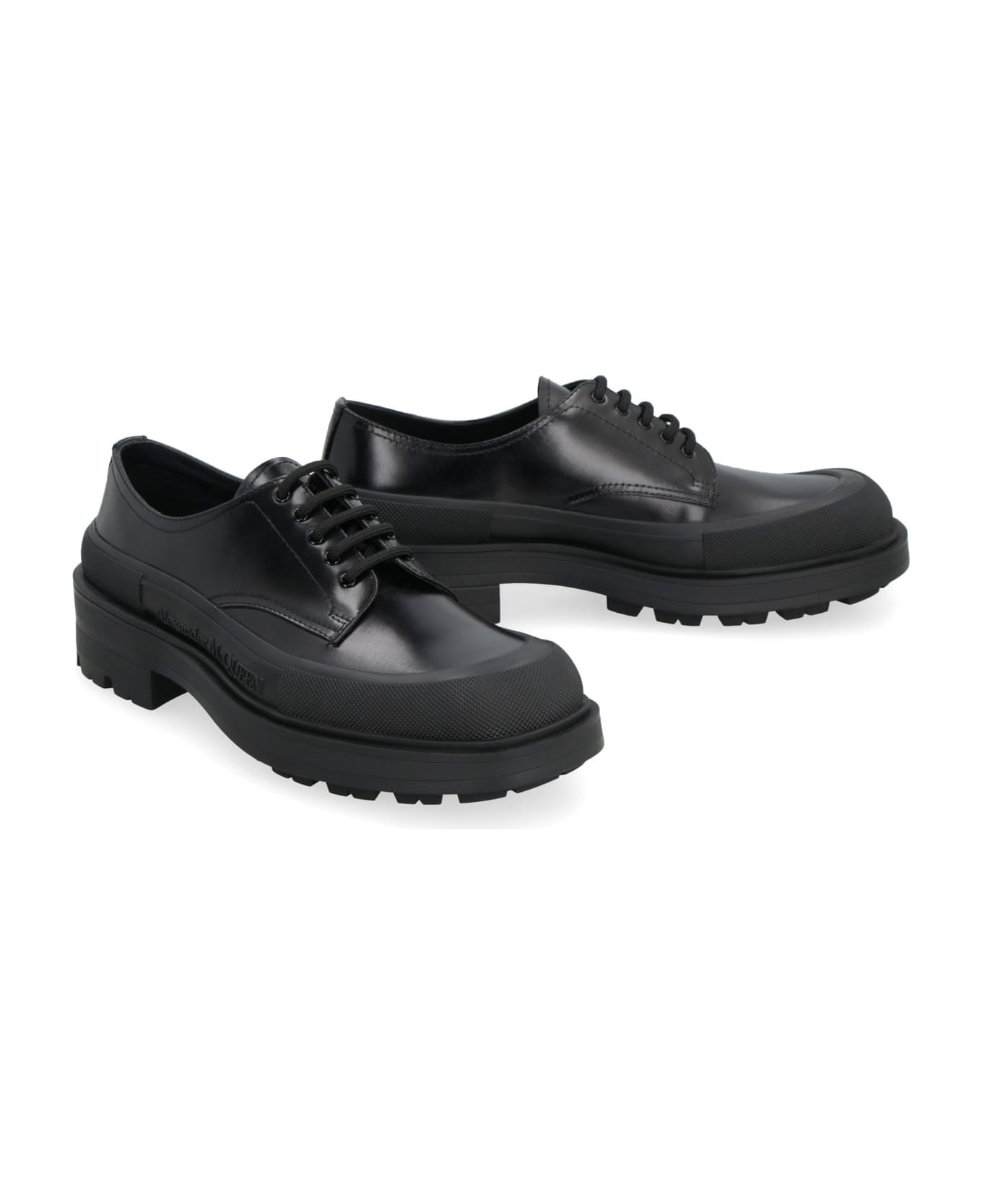 Alexander McQueen Derby Shoes - black ローファー＆デッキシューズ