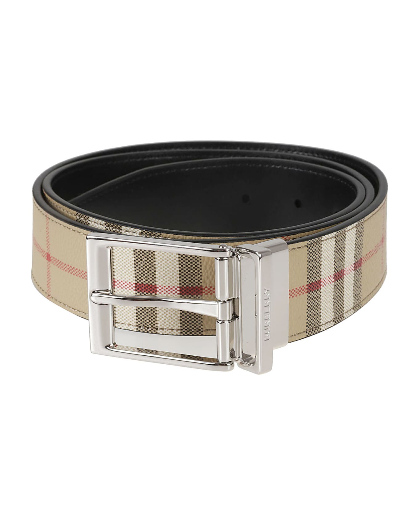 Burberry Classic Checked Belt - BEIGE