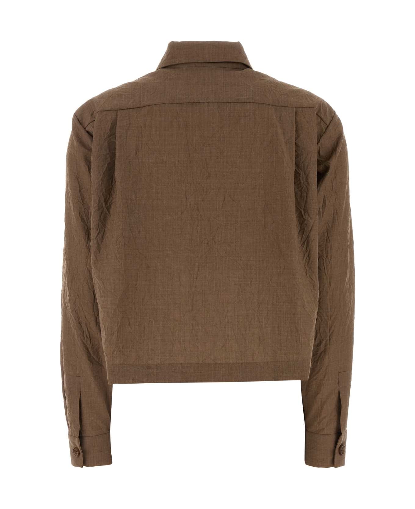 Max Mara Biscuit Wool Ricordo Shirt - NOCCIOLA