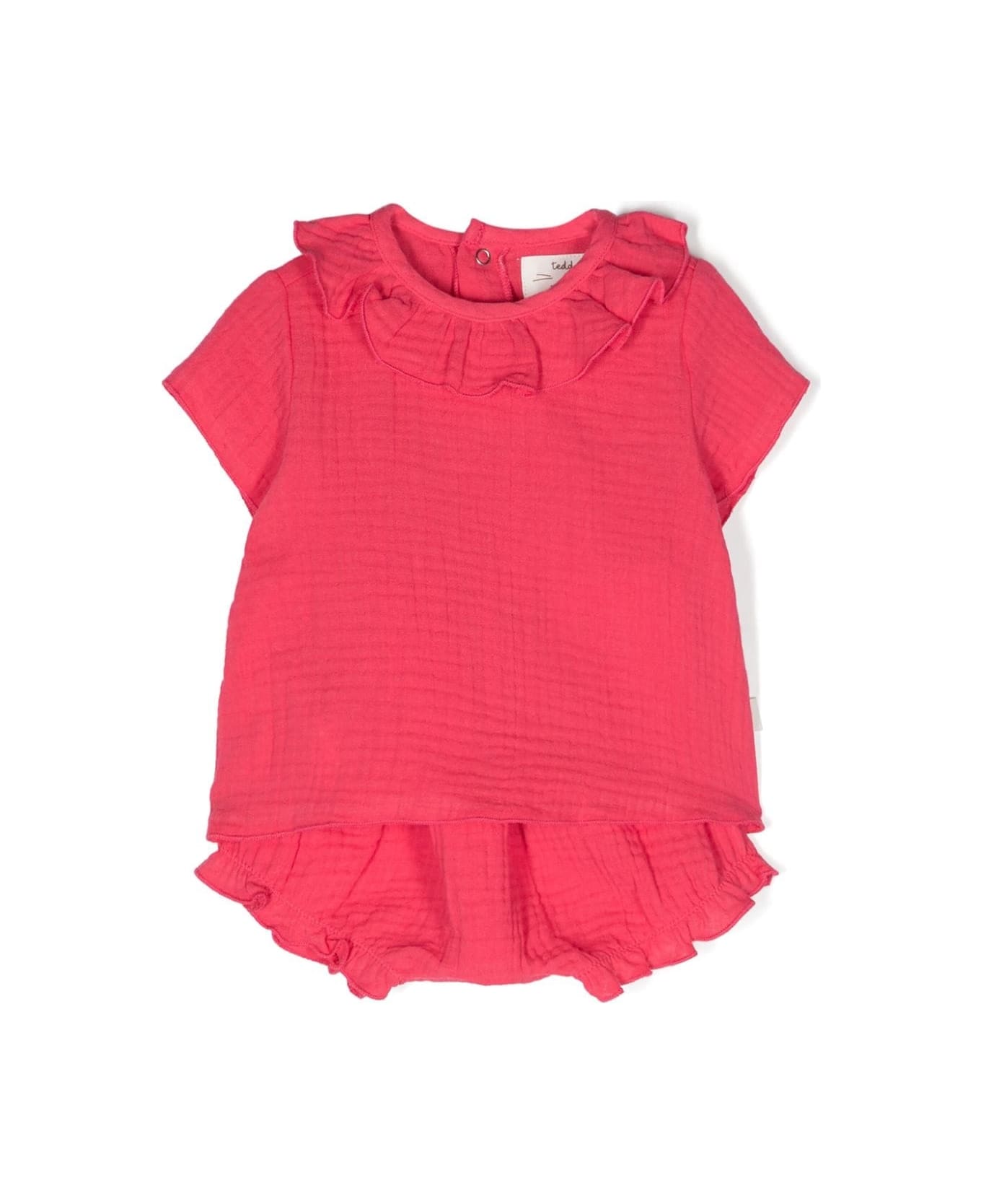 Teddy & Minou Set T-shirt E Shorts - Pink ボディスーツ＆セットアップ