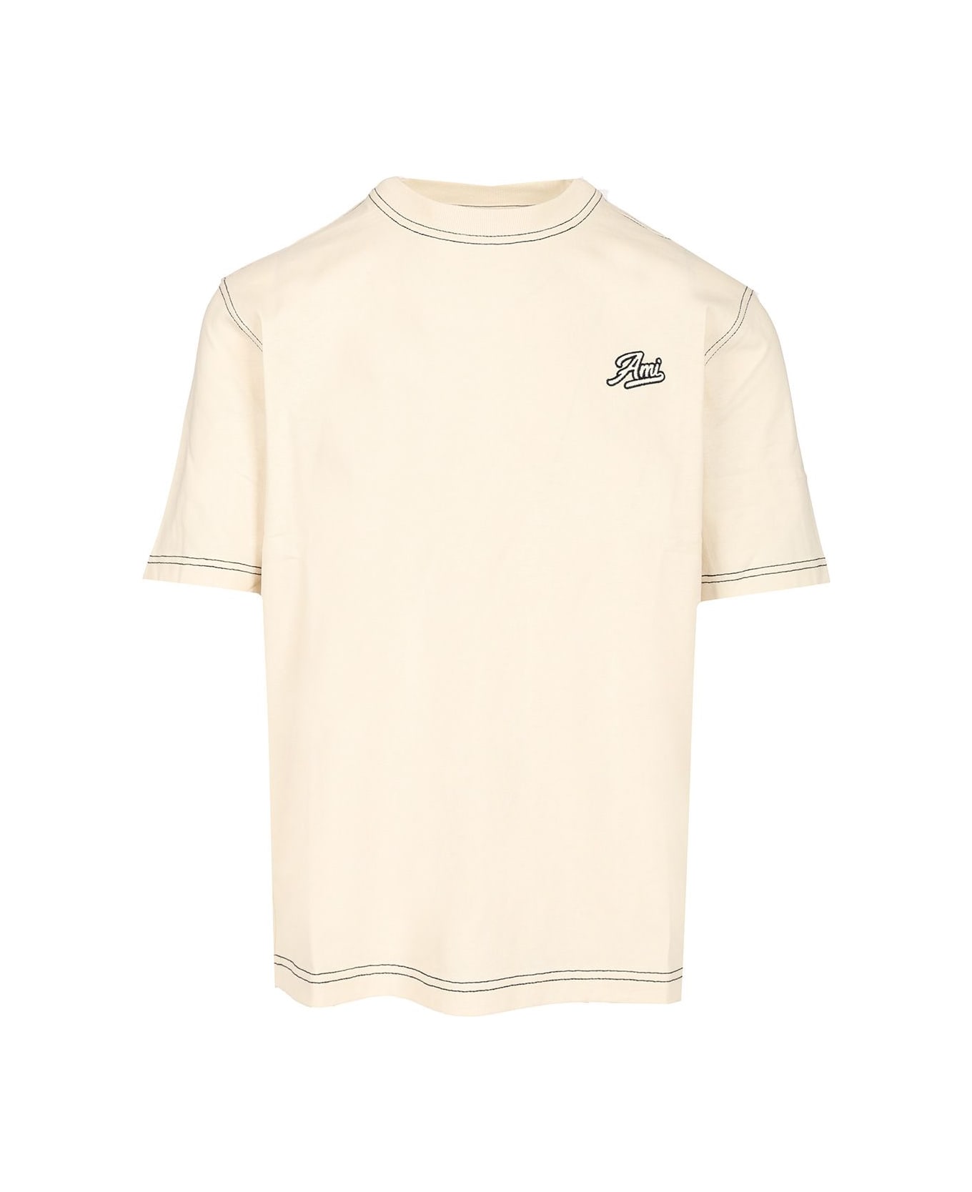 Ami Alexandre Mattiussi Cotton Jersey T-shirt - WHITE