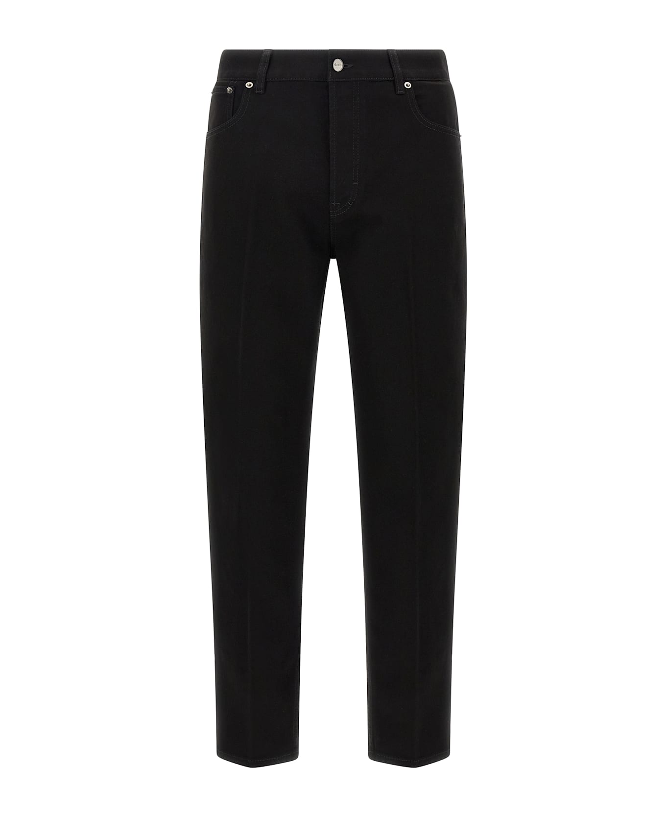 Gucci 
morsetto
 Cropped Jeans - Black  