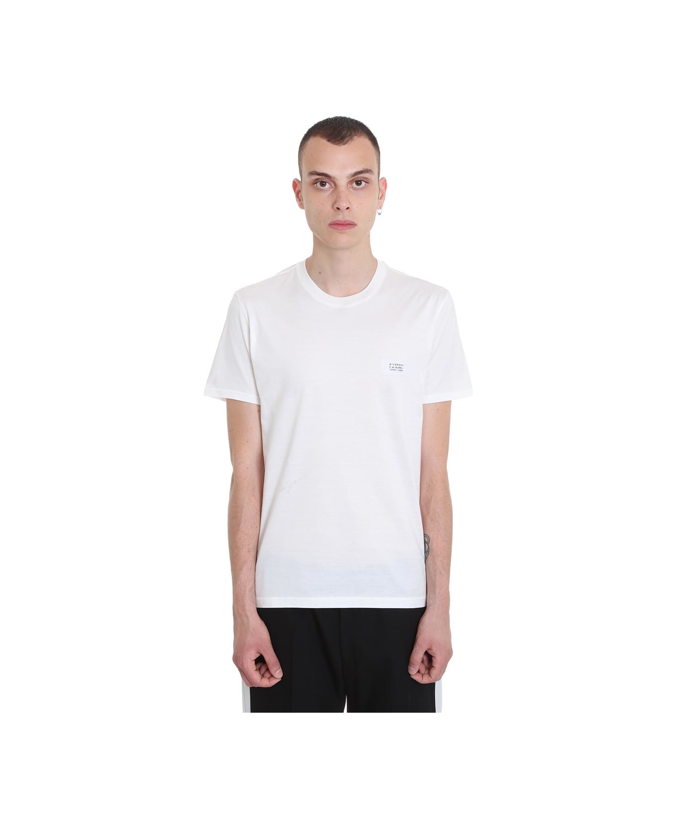 Givenchy T-shirt In White Cotton - white